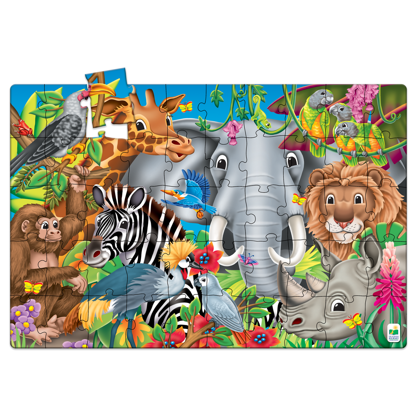 Jumbo Floor Puzzle Animals of the World | Jigsaw Puzzle For Kids
