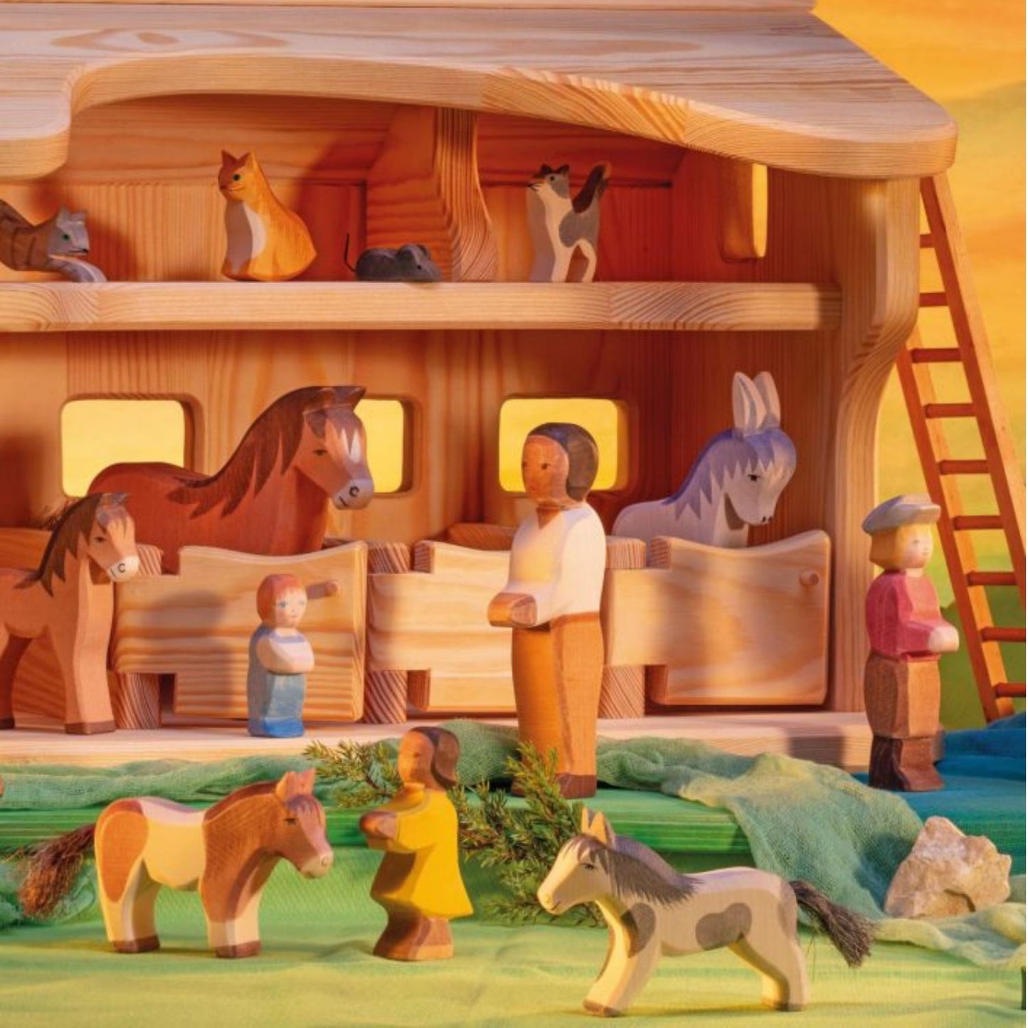 Mouse | Farm Animal Figure | Wooden Toys for Kids