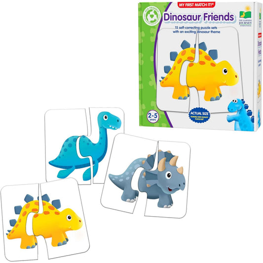 My First Match It! Dinosaur Friends | Counting Puzzles | Jigsaw Puzzles For Kids
