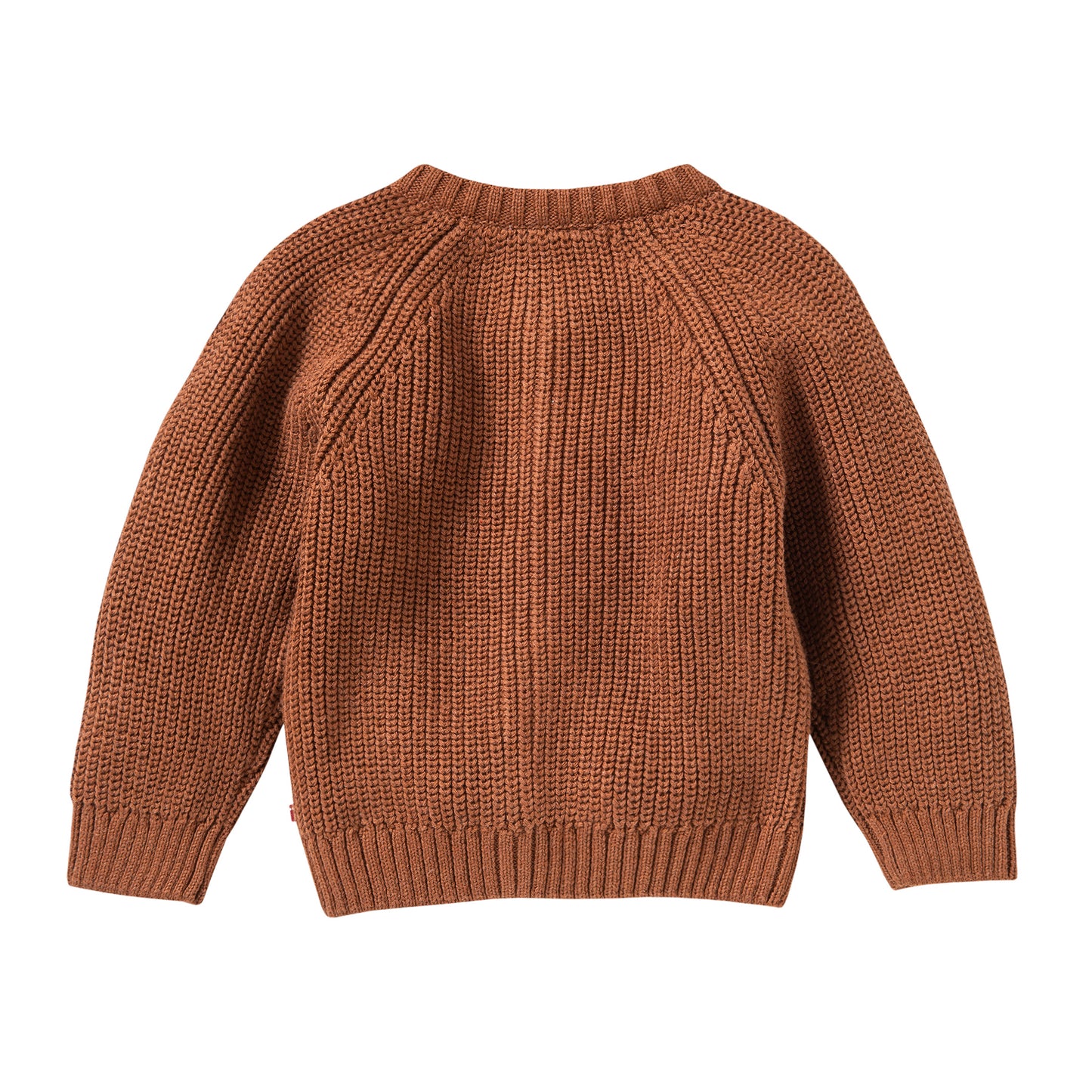Chestnut | Baby Knitted Cardigan | GOTS Organic Cotton