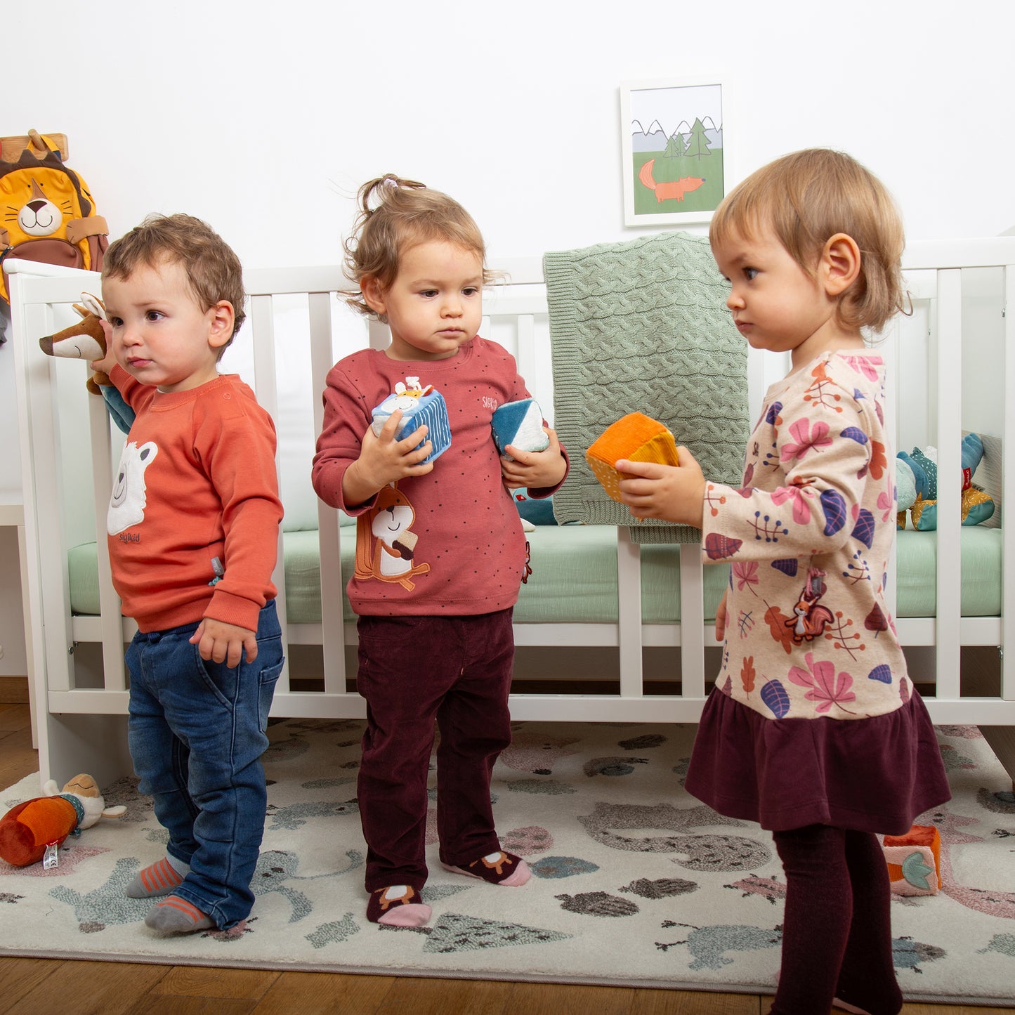 Plush Dice Set | Baby Activity Toy | Baby’s First Soft Toy