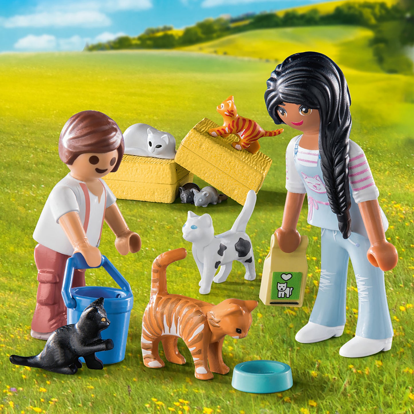 Cat Family | Country | Eco-Plastic | Open-Ended Play For Kids