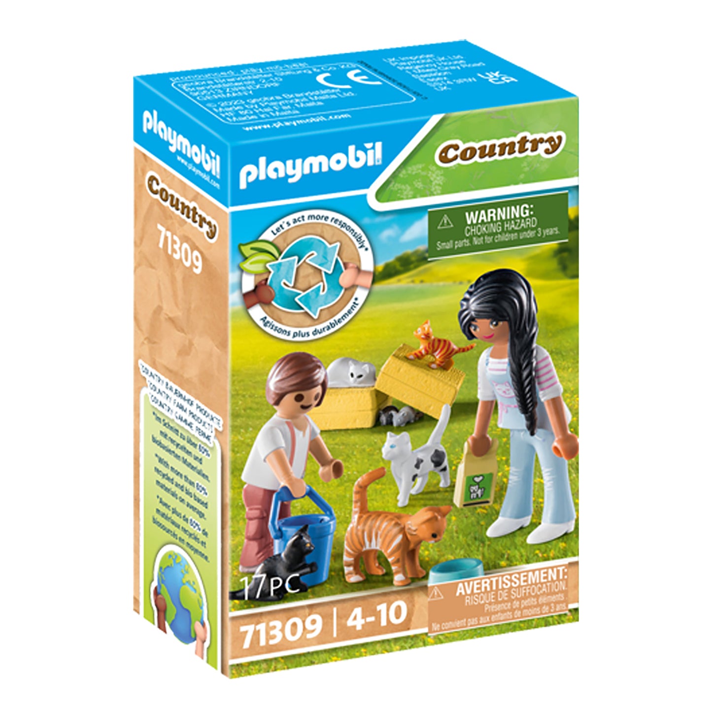 Cat Family | Country | Eco-Plastic | Open-Ended Play For Kids