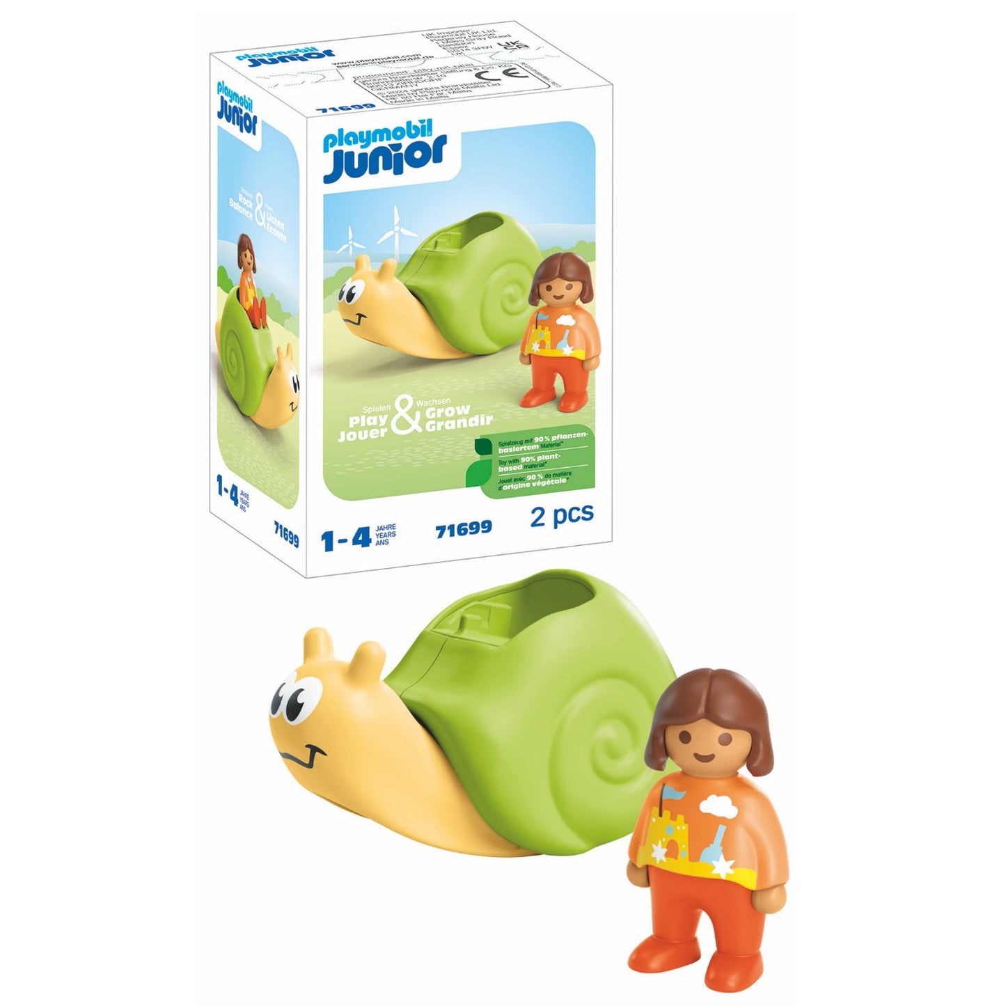 Rocking Snail with Rattle Feature | Junior | 1 - 4 Years
