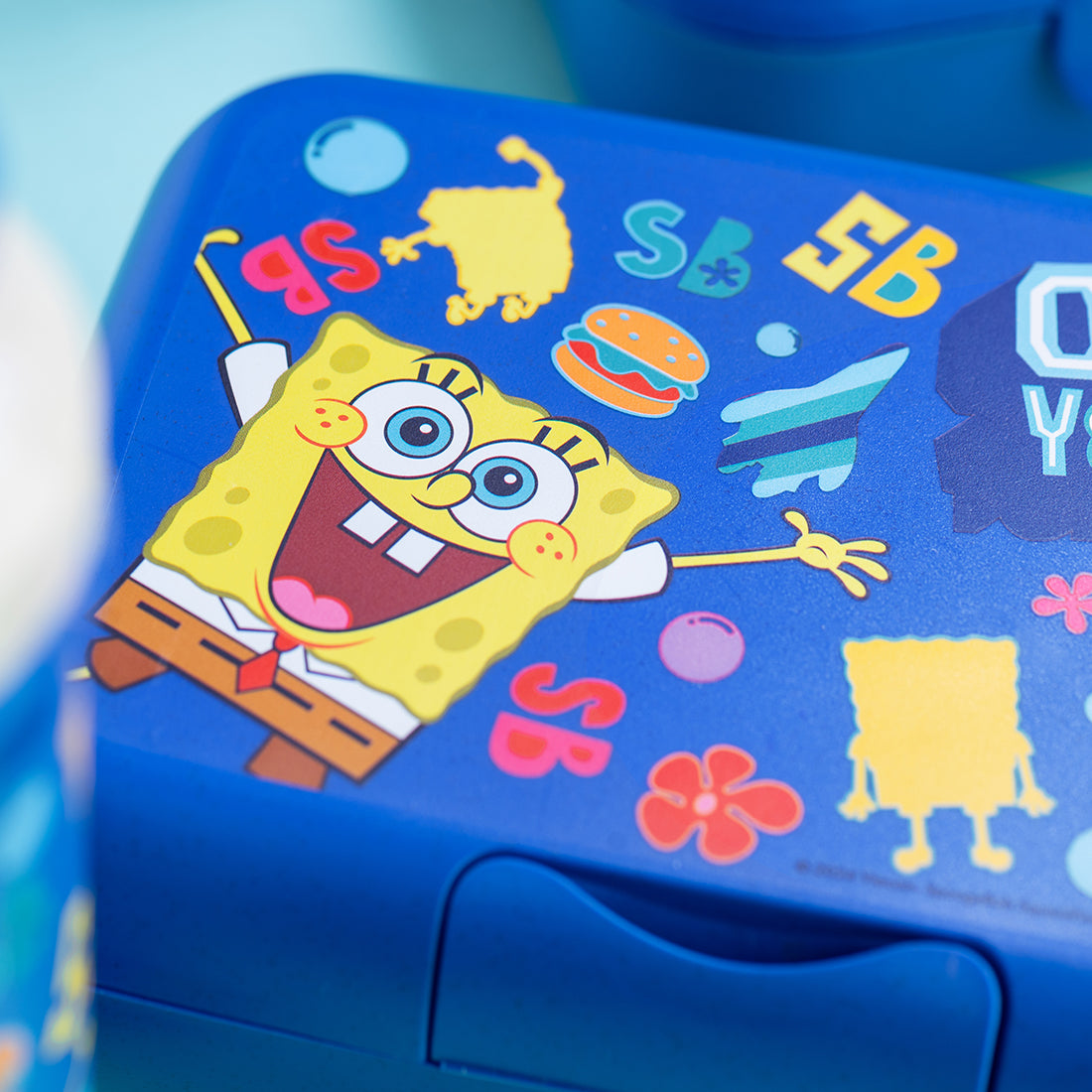 Spongebob Squarepants | Kids Lunch Box - Space Blue | Organic Bio-Circular | Made in Germany
