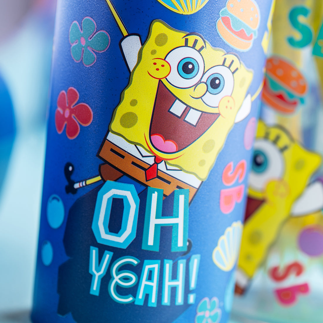 Spongebob Squarepants | Kids Water Bottle - Space Blue | 500 ml | Organic Bio-Circular | Made in Germany
