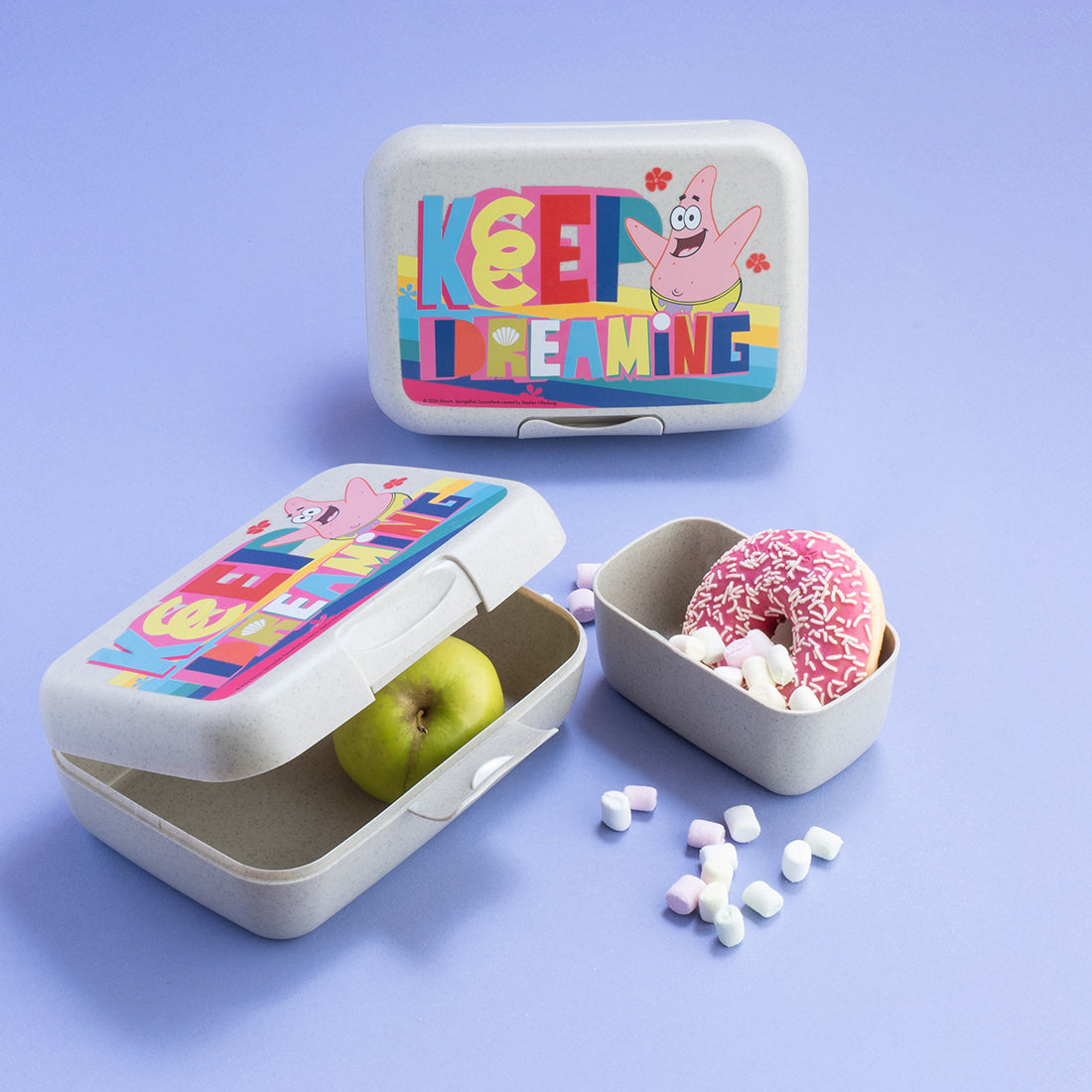 Spongebob Patrick | Kids Lunch Box - Organic Sand | Organic Bio-Circular | Made in Germany