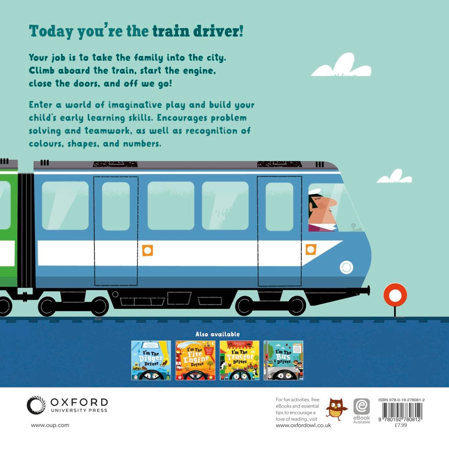 I'm The Train Driver | Paperback | Children's Early Learning Book