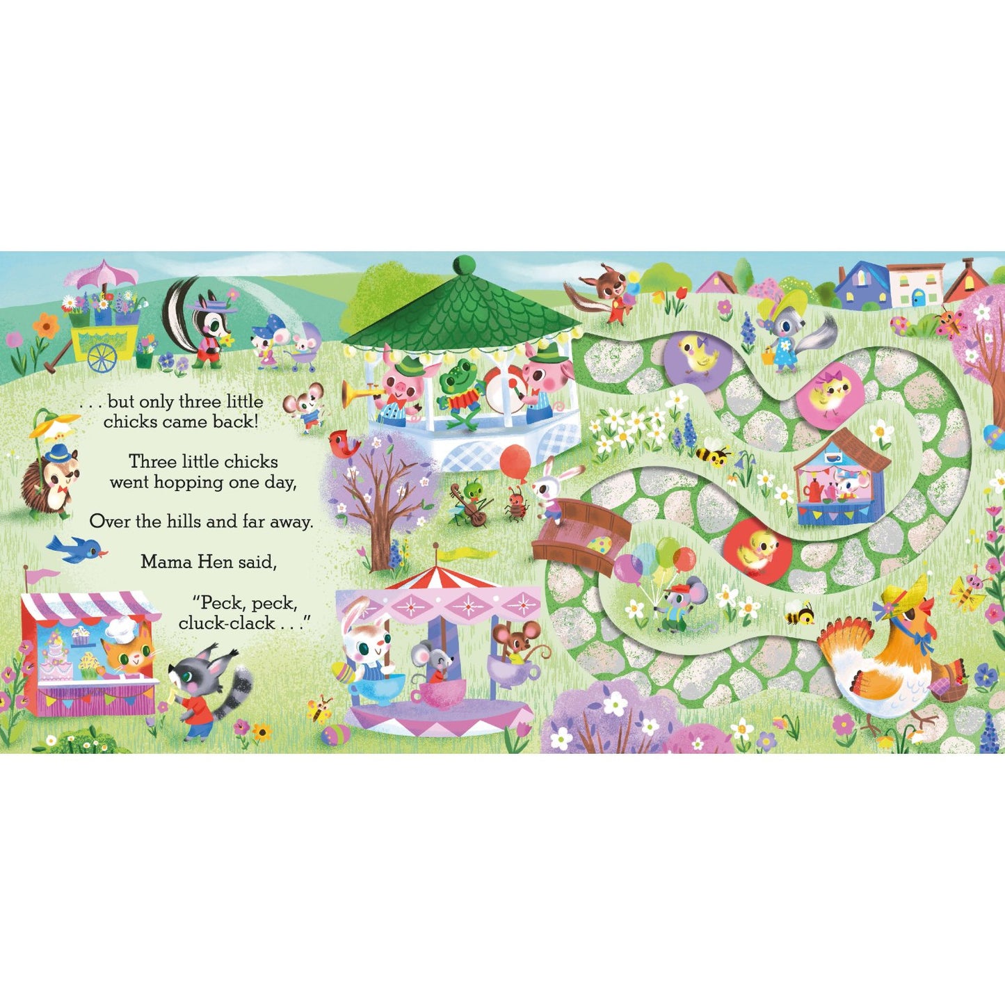 Five Little Chicks - Slide, Sing and Count! | Interactive Board Book
