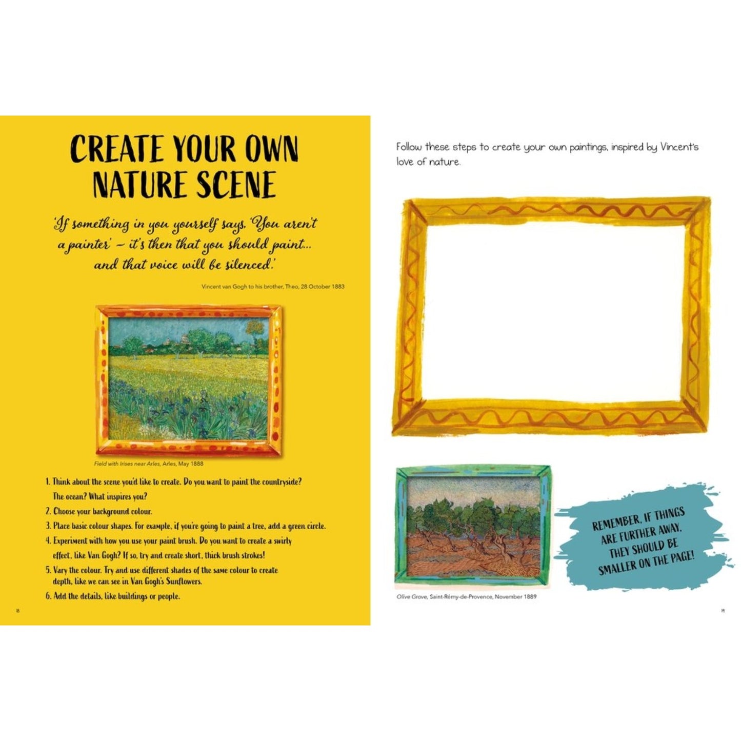 Make Art with Van Gogh: An Art Activity Book | Paperback | Children's Book on Art & Crafting