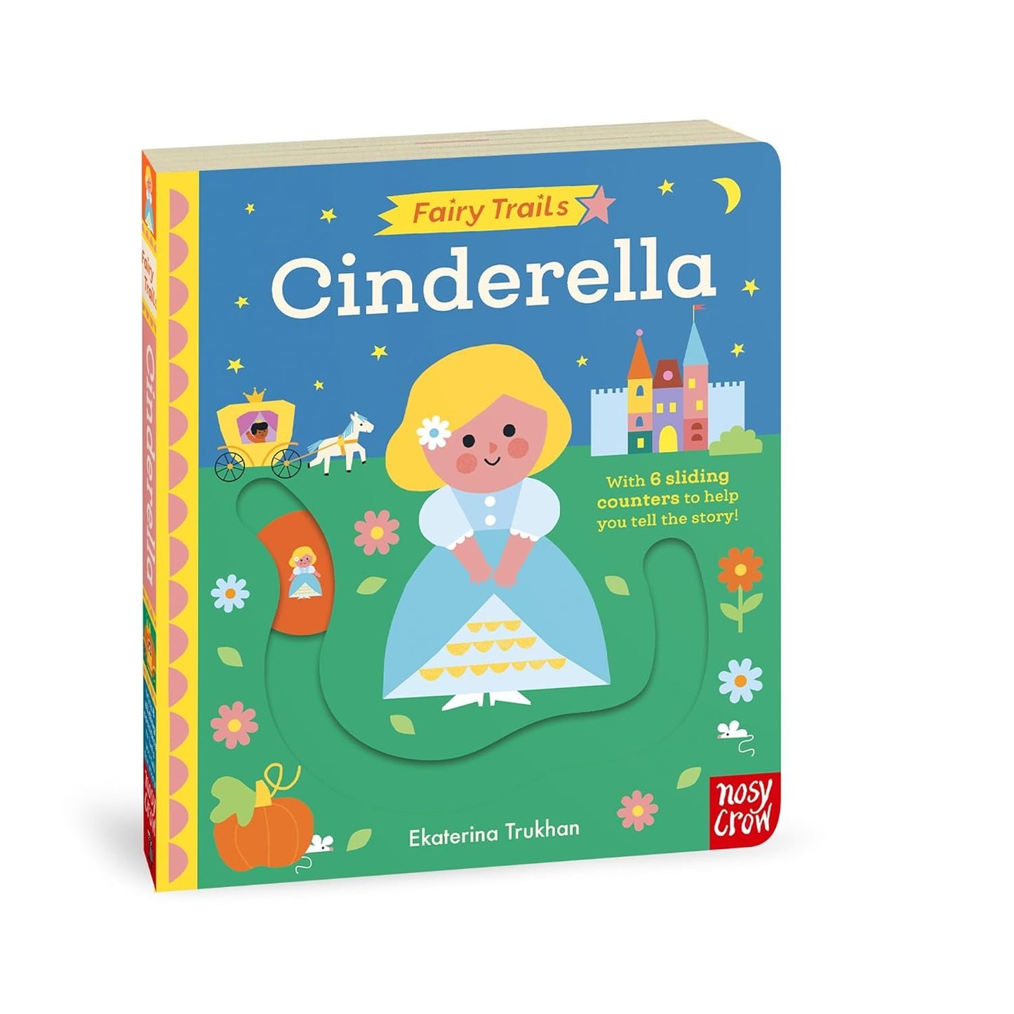 Fairy Trails: Cinderella | Board Book | Children's Book on Fairy Tales & Folklore
