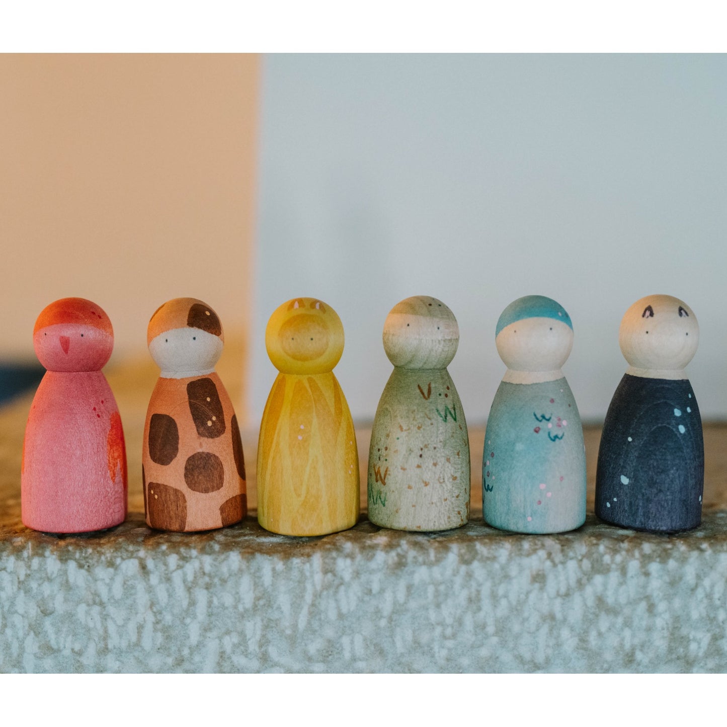 The Animal Crew | Wooden Toys for Kids | Open-Ended Play Set