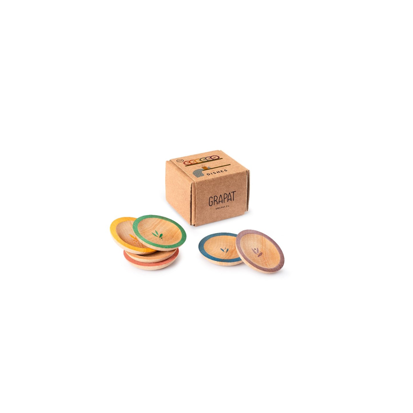 Dishes | Wooden Pretend Play Toy for Kids | Open-Ended Play