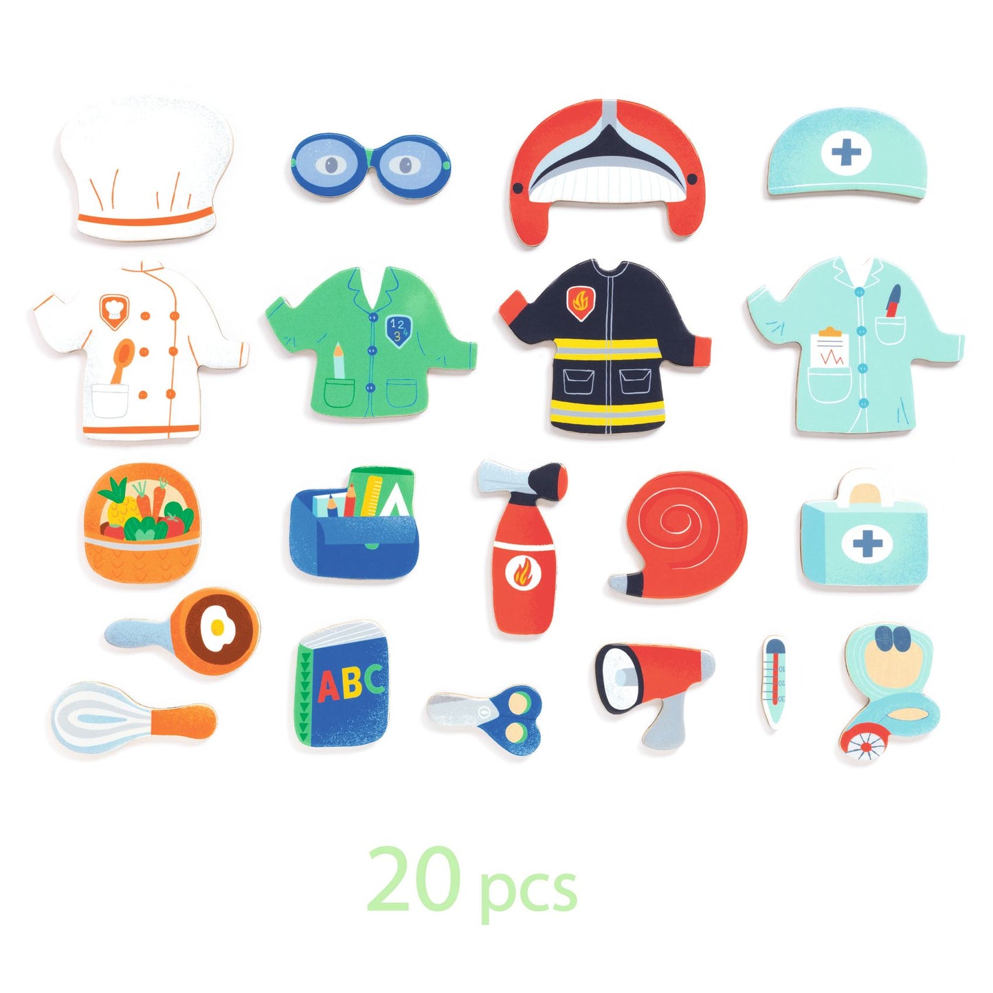 Jobissimo | Wooden Magnets | Educational Toys For Kids