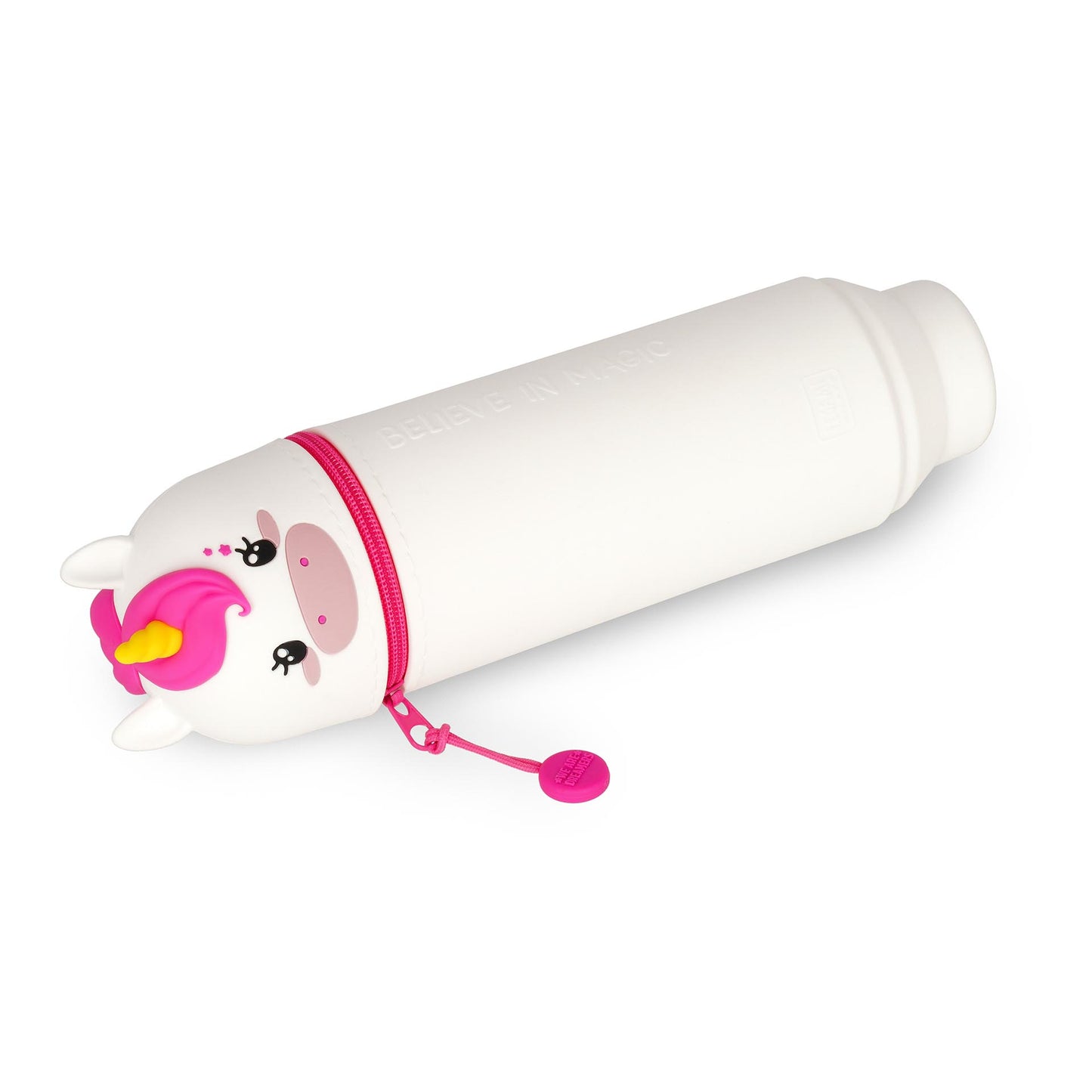 Unicorn "Believe in Magic" | 2-In-1 Silicone Pencil Case