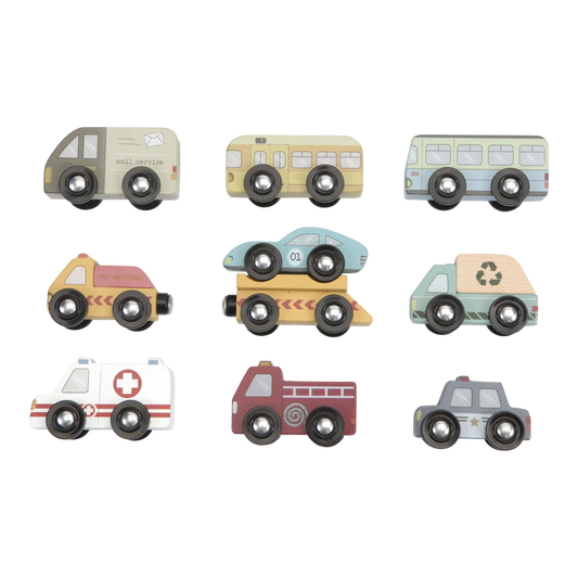 Vehicle Set | Railway Train Extension | Wooden Imaginative Play Toys