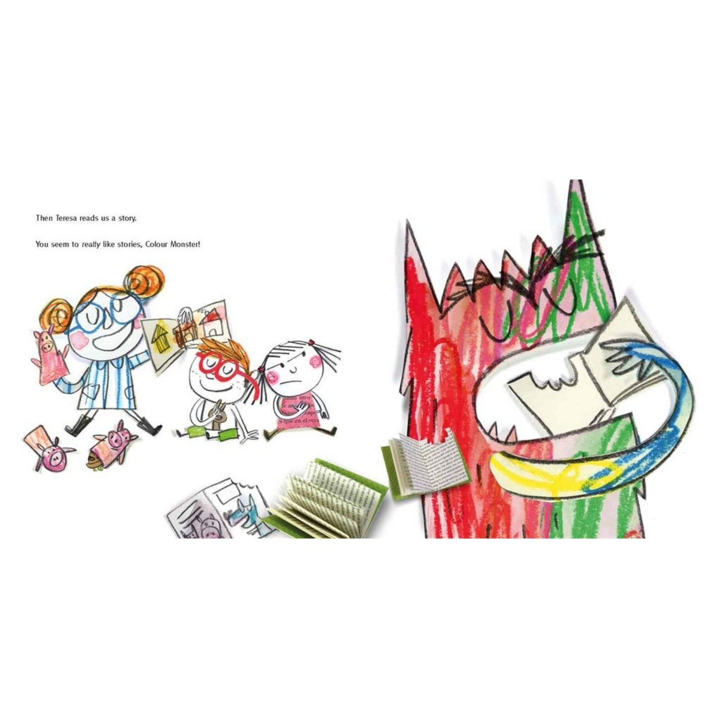 Colour Monster Goes to School - Perfect book to tackle school nerves | Paperback | Children's Book
