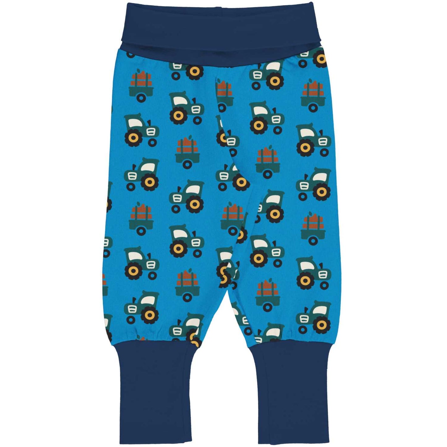 Tractor | Baby & Toddler Waist Pants | Forest | GOTS Organic Cotton