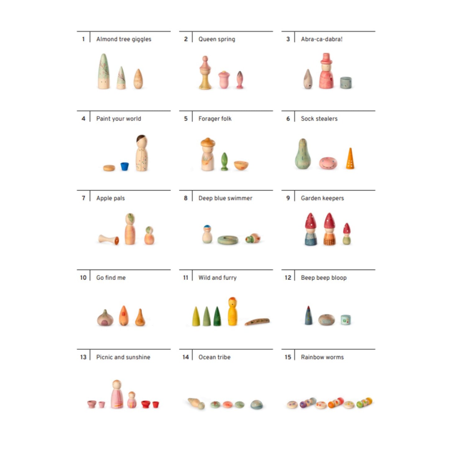 Lucky Lucky Surprise Box - 4th Edition | Hand-Crafted Wooden Mini Toy Playset