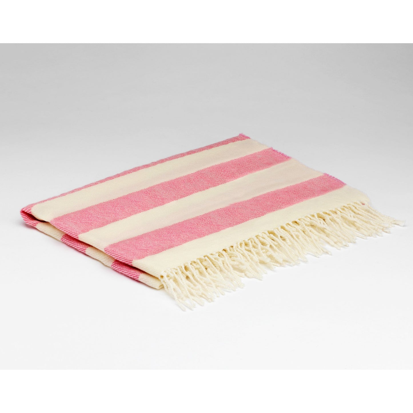 Whispering Pink | Merino Lambswool Baby Blanket | Made in Downings, Co. Donegal