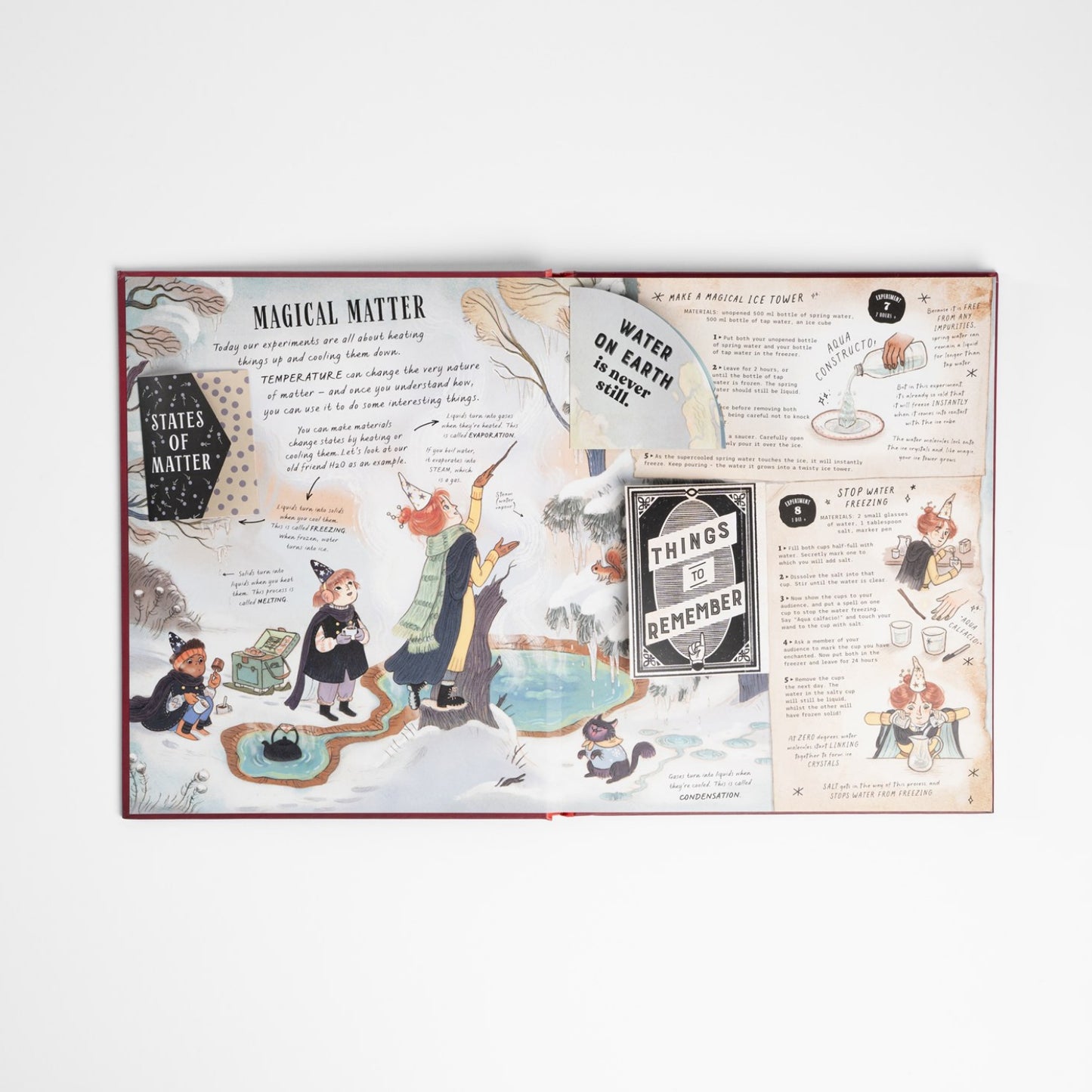 The Wizard's Guide to Magical Experiments - 40 science experiments to try at home | Hardcover | Children's Book on Science