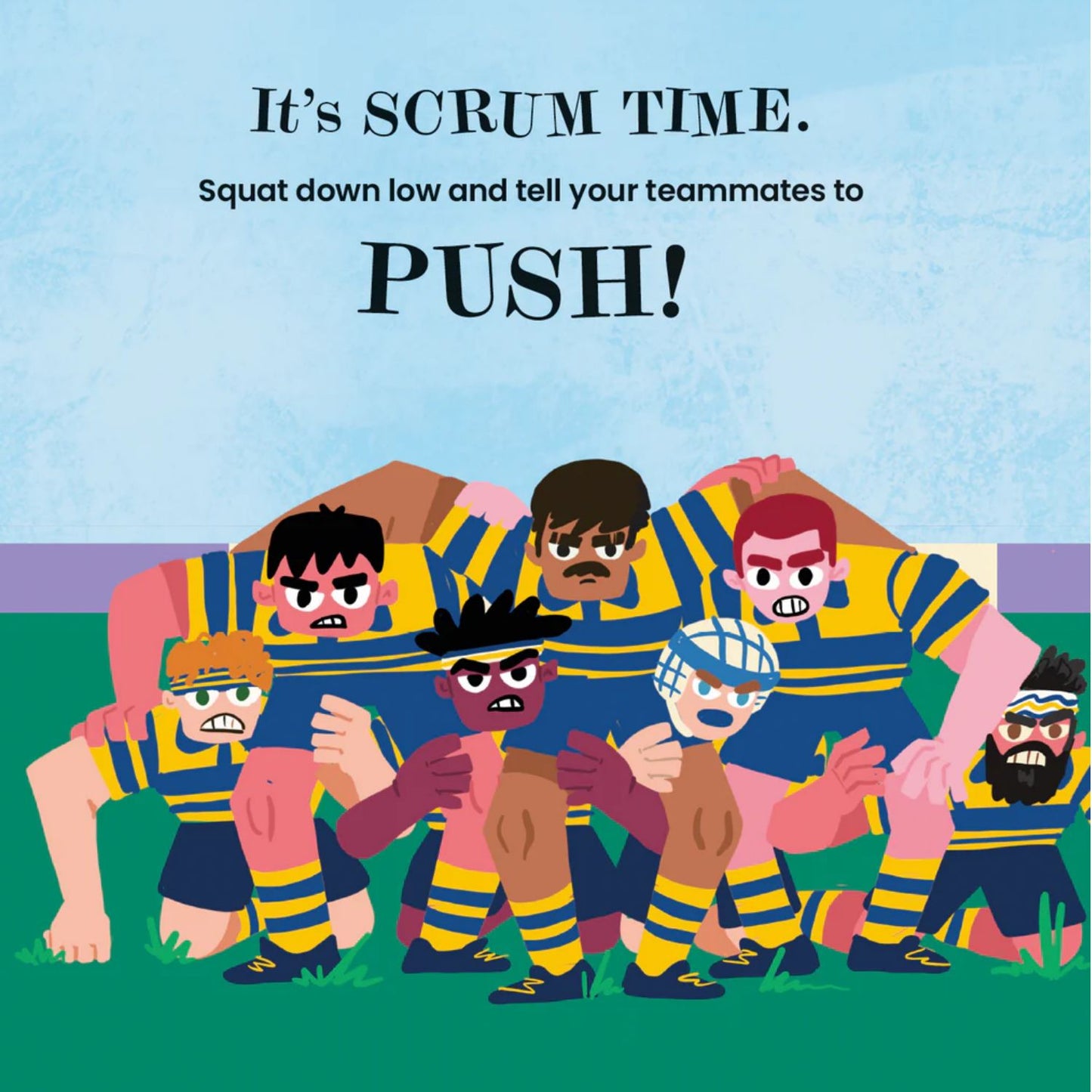 Let's Play Rugby! | Paperback | Children's Book on Sports