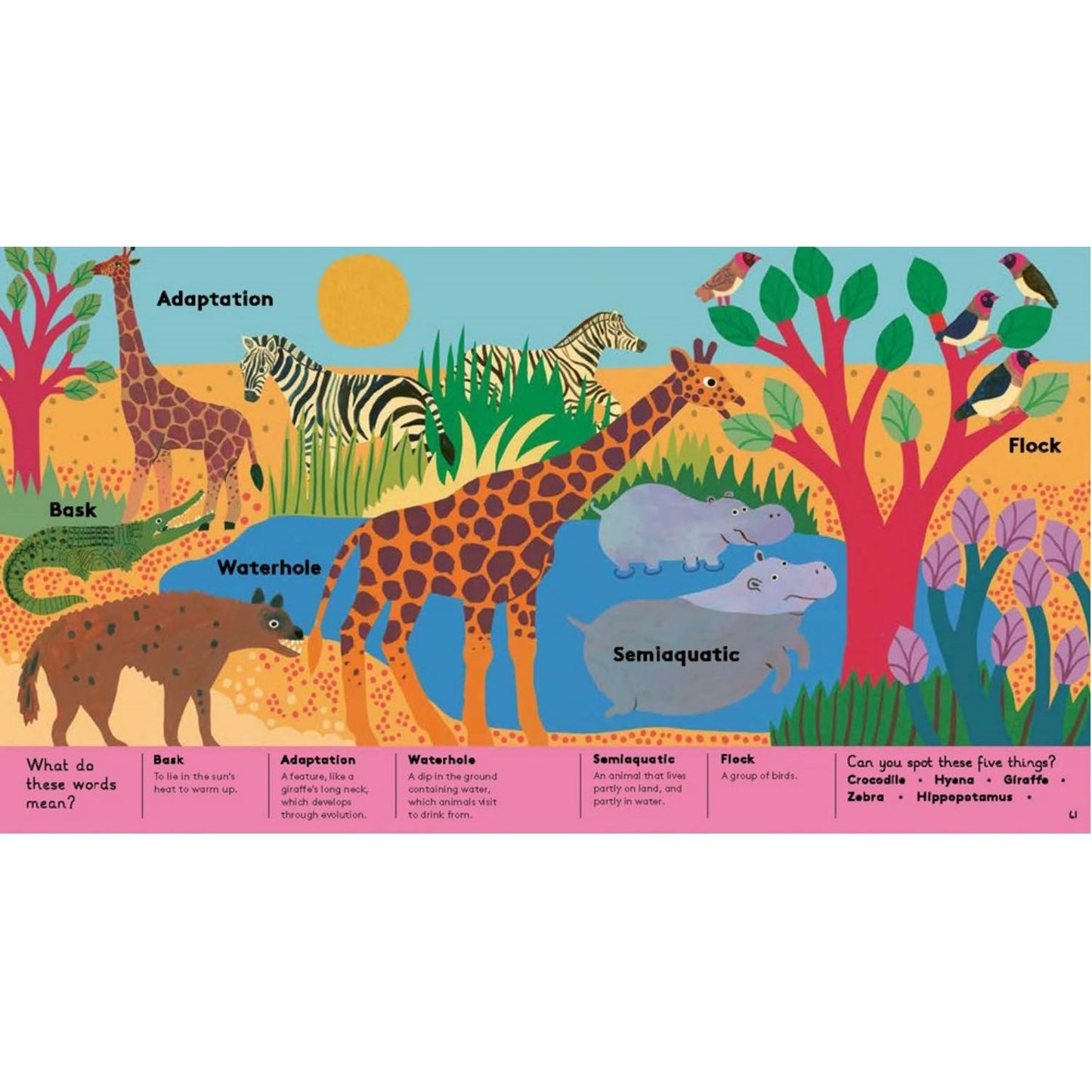 Animal Words for Little Zoologists: 100 Interesting Words | Hardcover | Children's Book on Nature