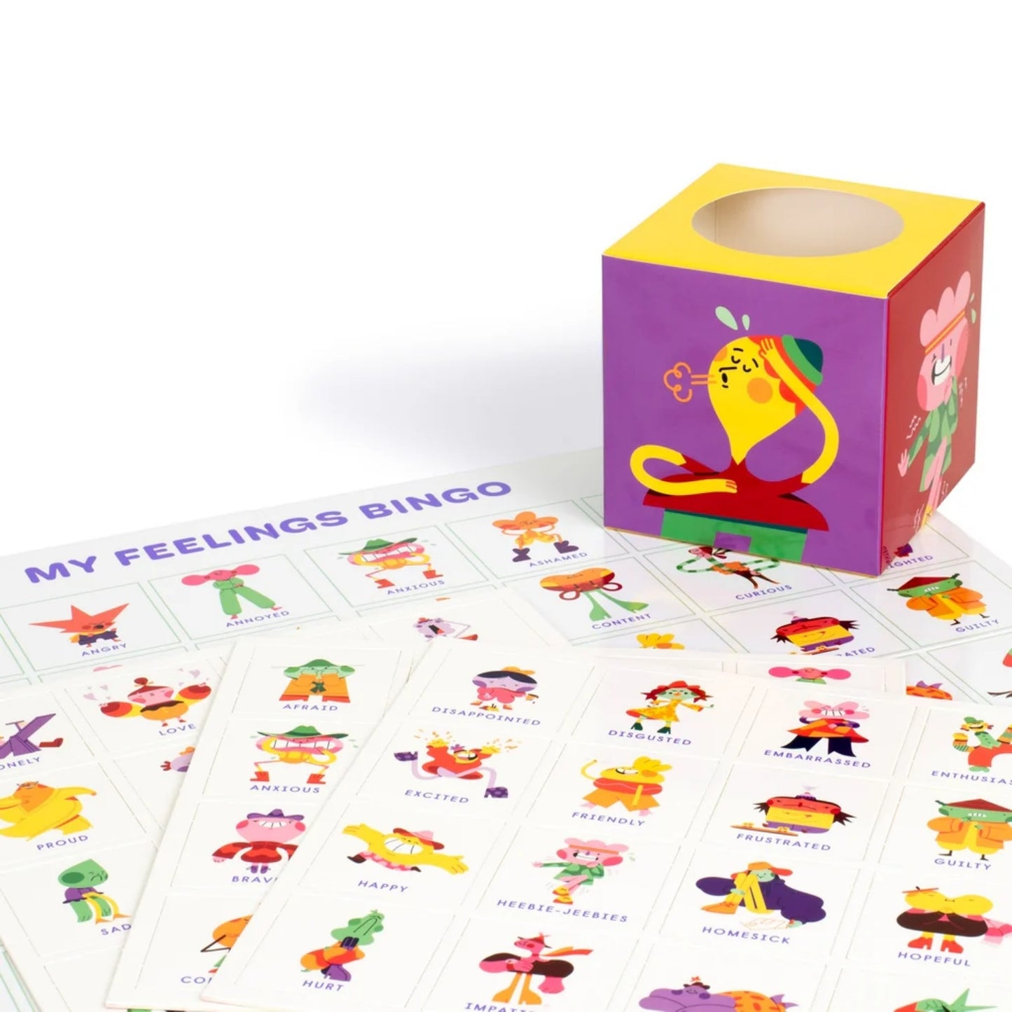 My Feelings Bingo - Get To Know 48 Feelings of All Kinds | Children's Bingo Sets