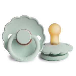 Sea Foam | Daisy | Round Latex Pacifier | Made in Denmark