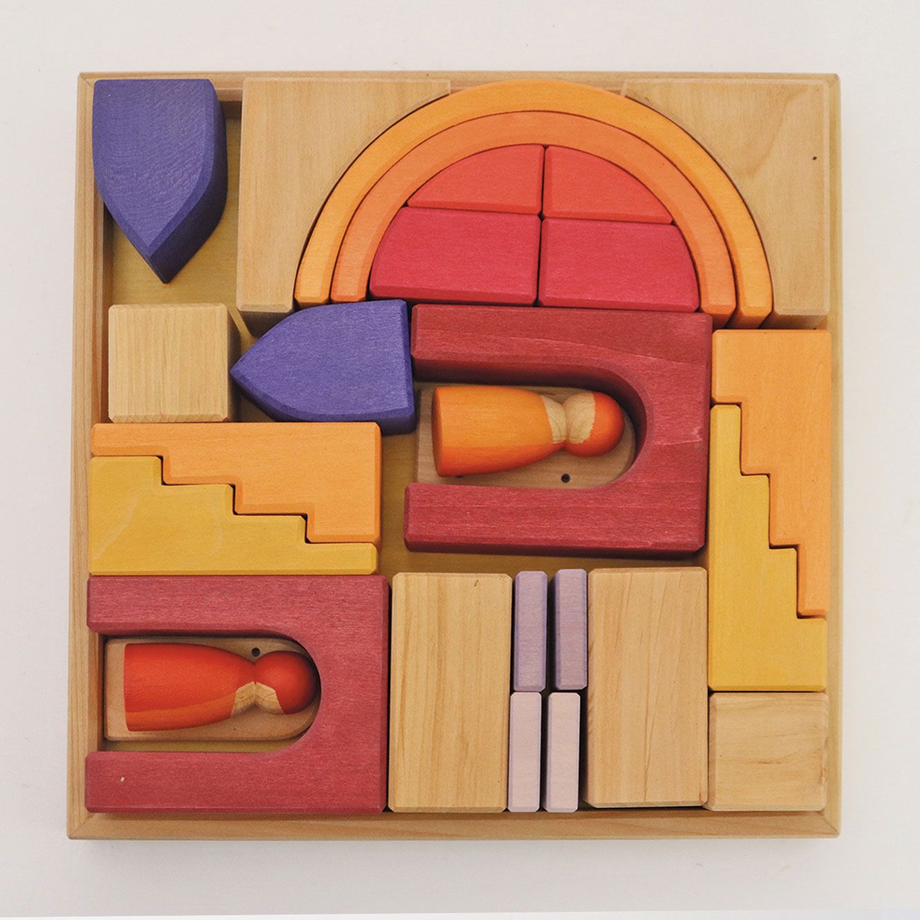 Building World Desert Sand | Small World Playset | Wooden Toys for Kids | Open-Ended Play