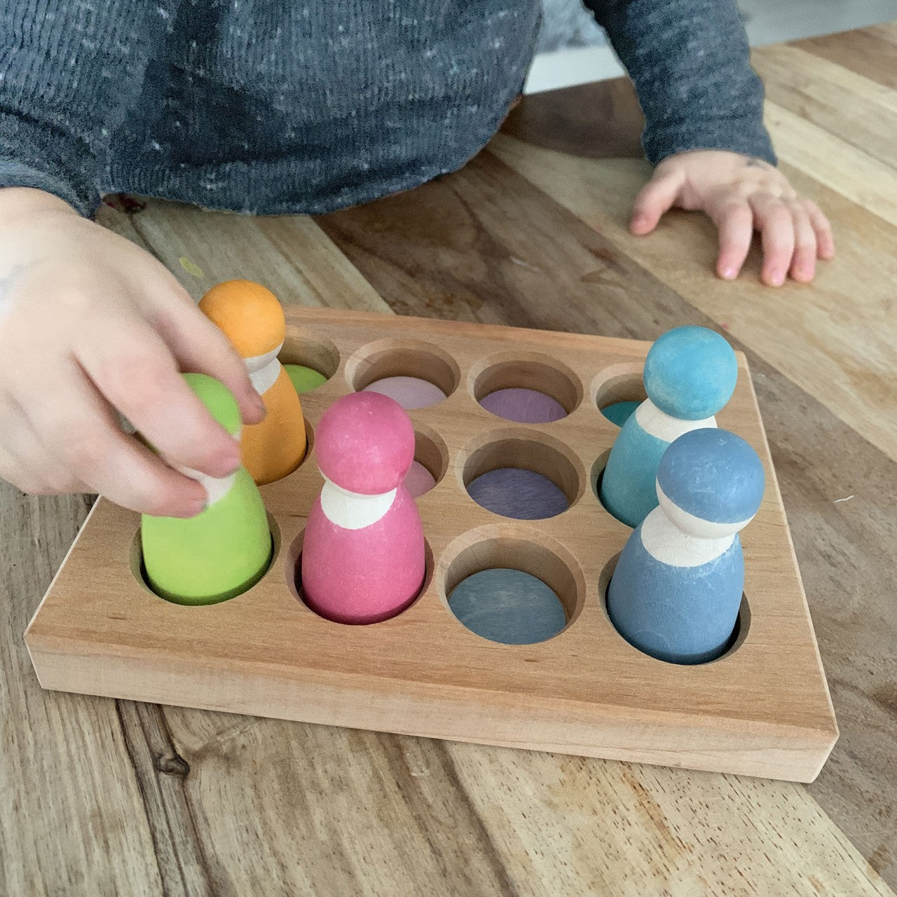 Pastel Sorting Board | Sorting & Stacking Toys for Kids