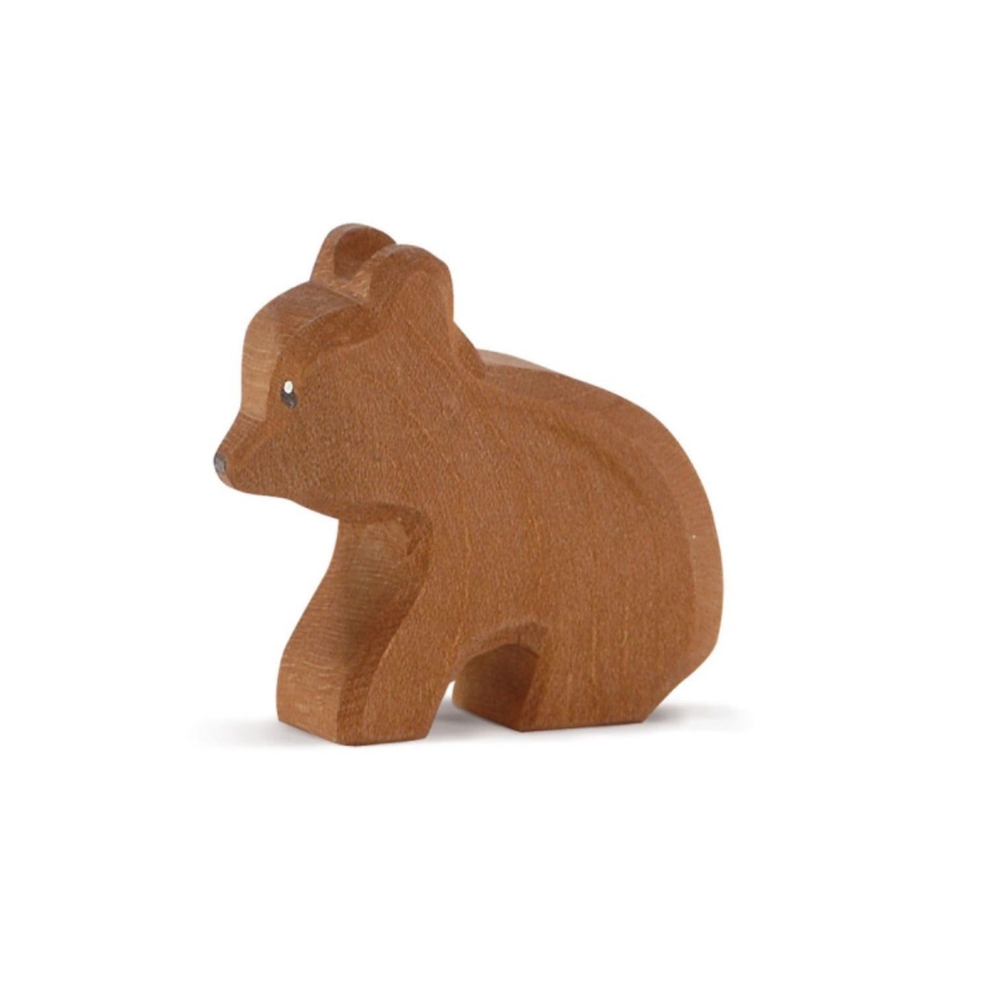 Small Sitting Bear | Woodland Animal Figure | Wooden Toys for Kids