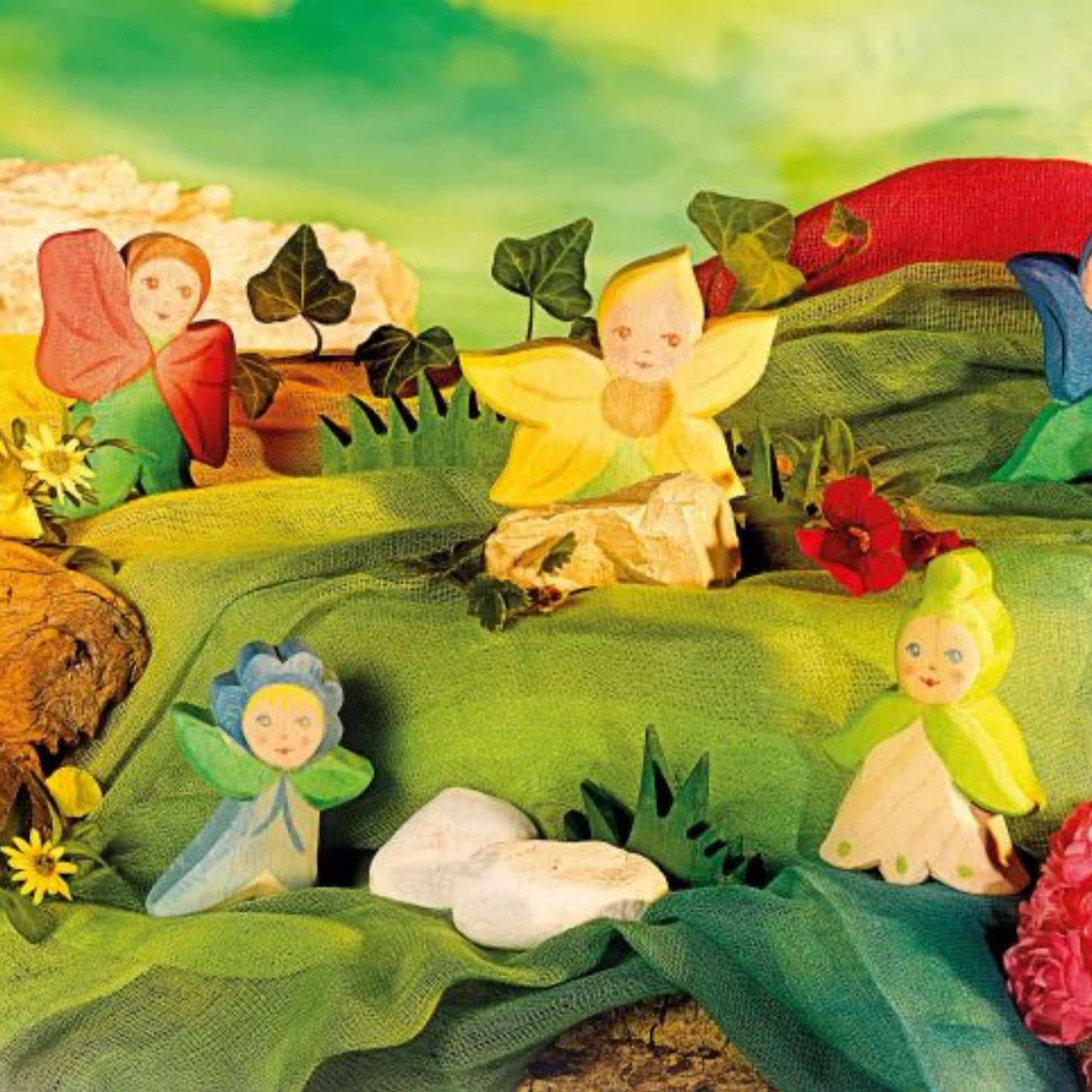 Flower Child Sunflower | Dolls & Figures | Wooden Toys for Kids