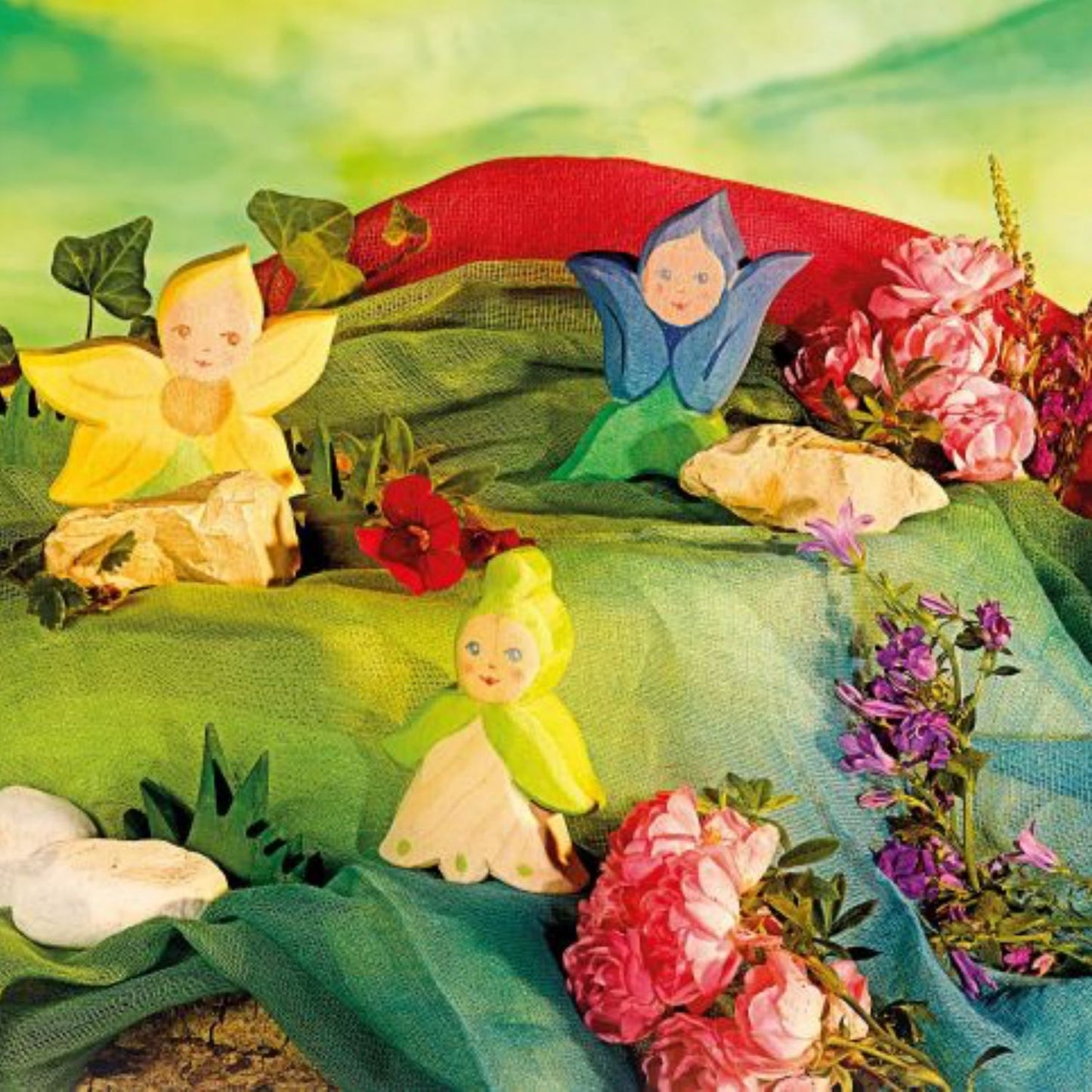 Flower Child Gentian | Dolls & Figures | Wooden Toys for Kids