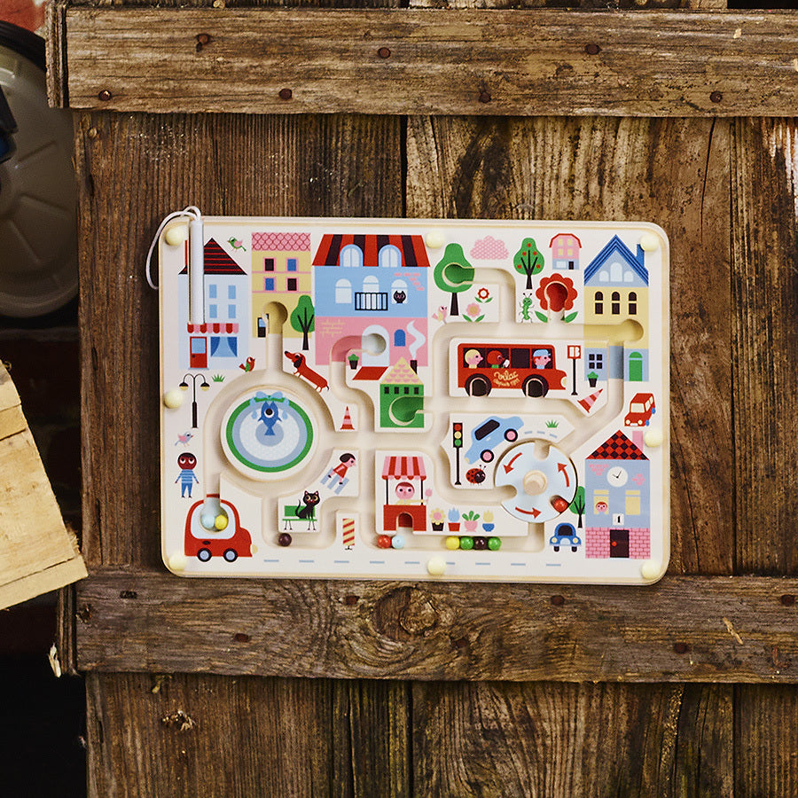 My Little Town Magnetic Maze | Designed by Ingela P. Arrhenius | Dexterity Game