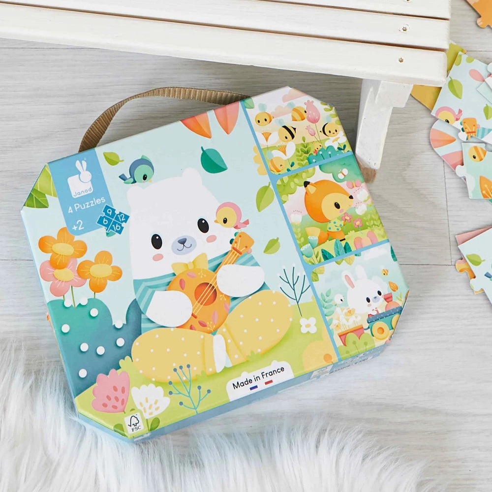 Pure Set of 4 Puzzles | Jigsaw Puzzle For Kids