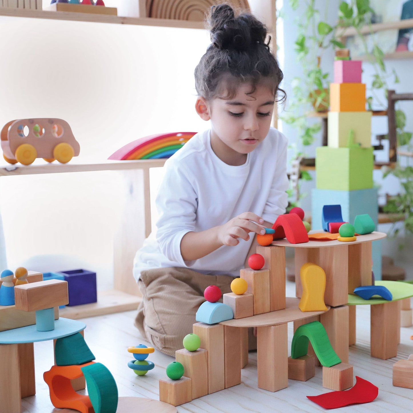 Play Down by the Meadow | Small World Playset | Wooden Toys for Kids | Open-Ended Play