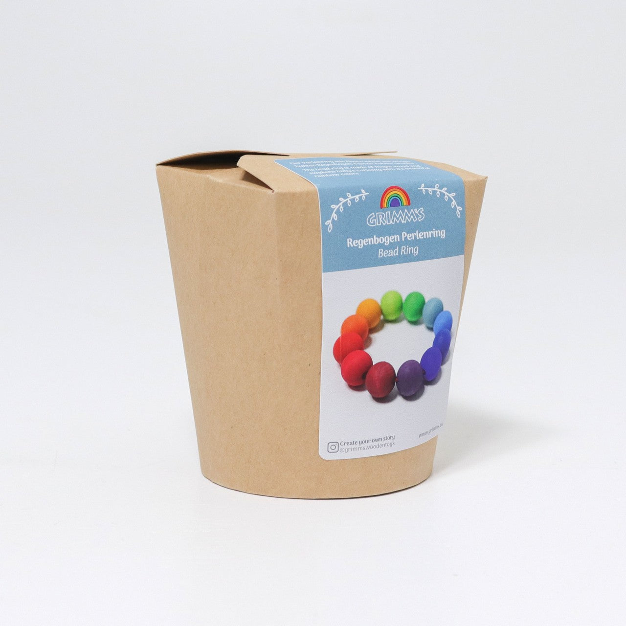 Bead Ring Clutching Toy | Baby’s First Wooden Toy