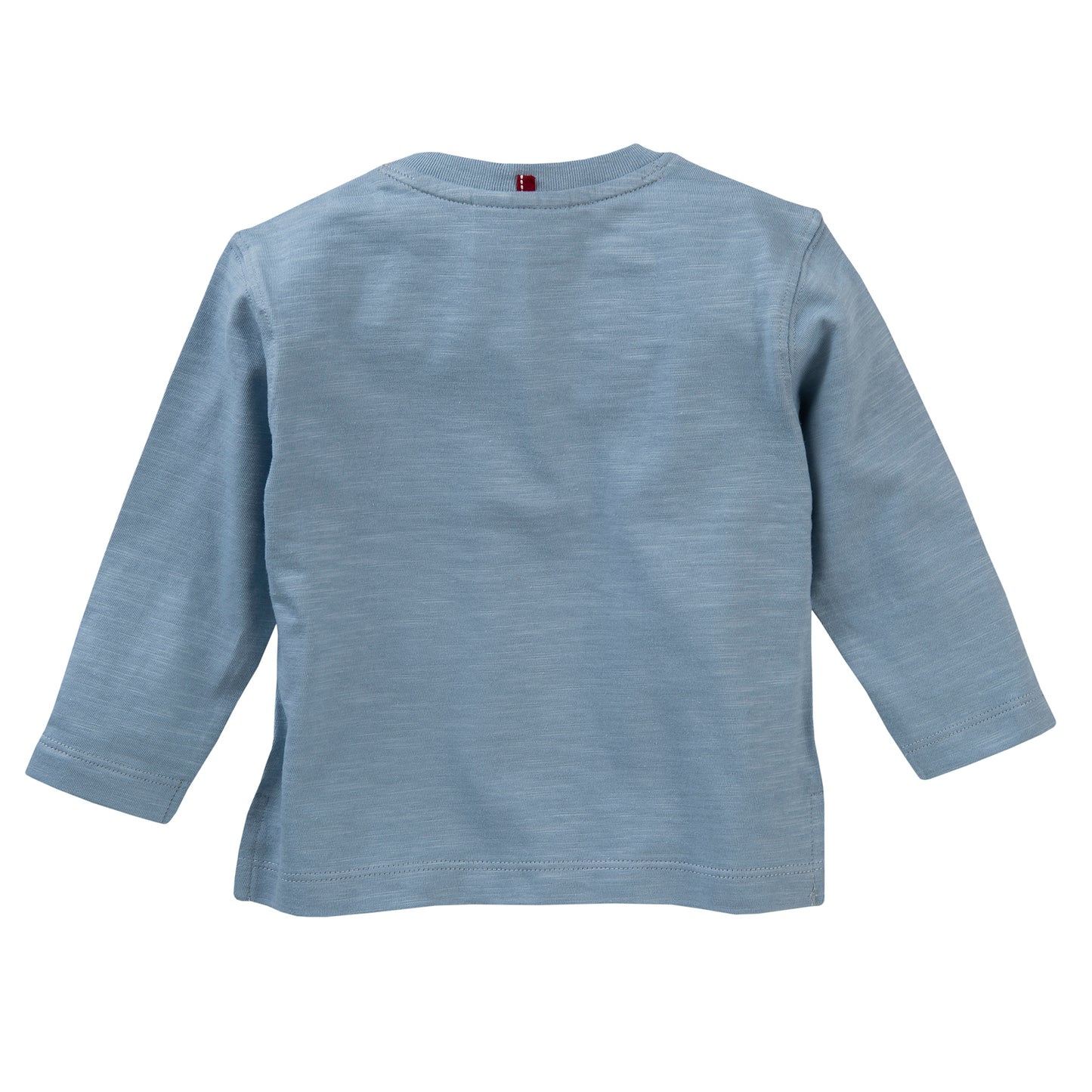 People WEAR ORGANIC Shark - Petrol Blue | Long Sleeve Baby Top | GOTS Organic Cotton | Back | BeoVERDE Ireland