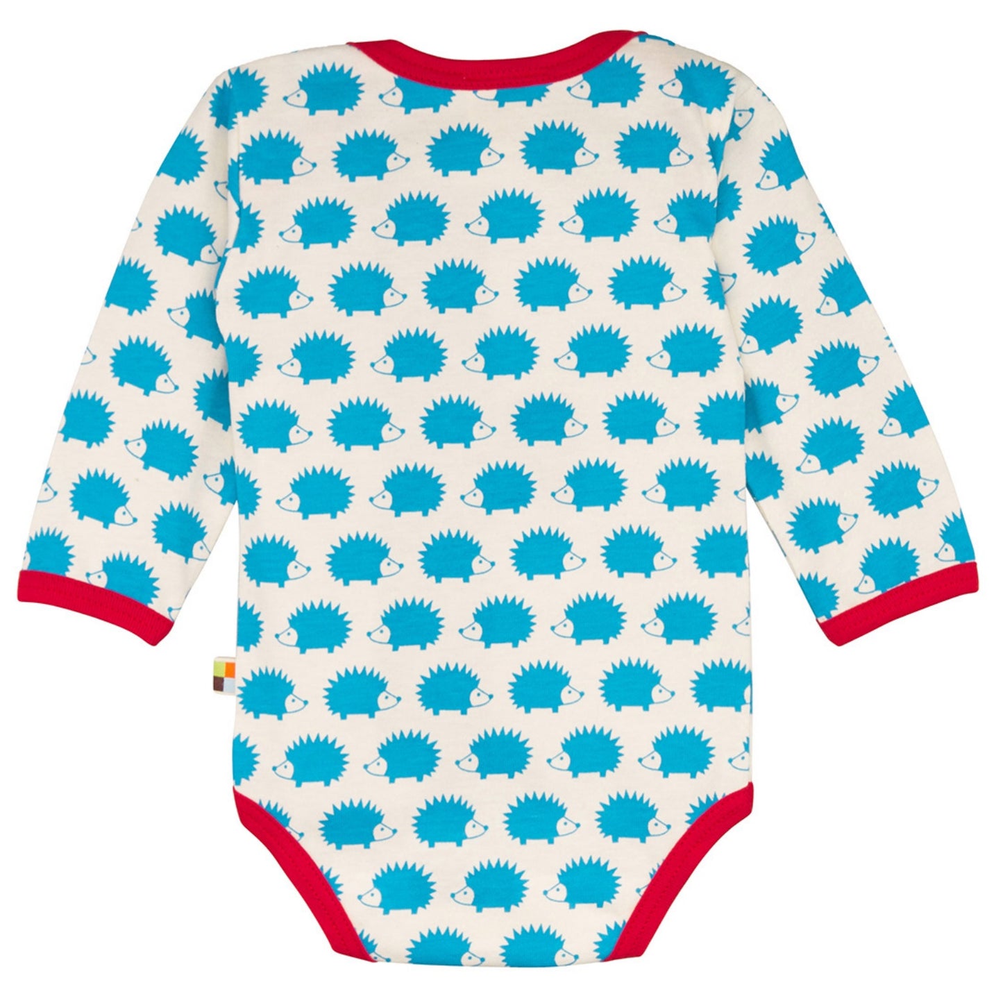 Loud + Proud Hedgehogs | Long Sleeve Body | GOTS Organic Cotton | Baby Bodysuit | Back | BeoVERDE Ireland
