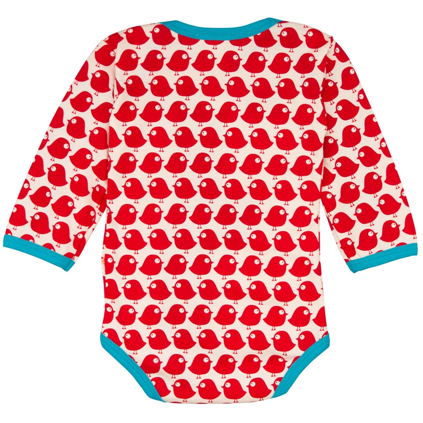 Loud + Proud Little Birdies | Long Sleeve Body | GOTS Organic Cotton | Baby Bodysuit | Back | BeoVERDE Ireland