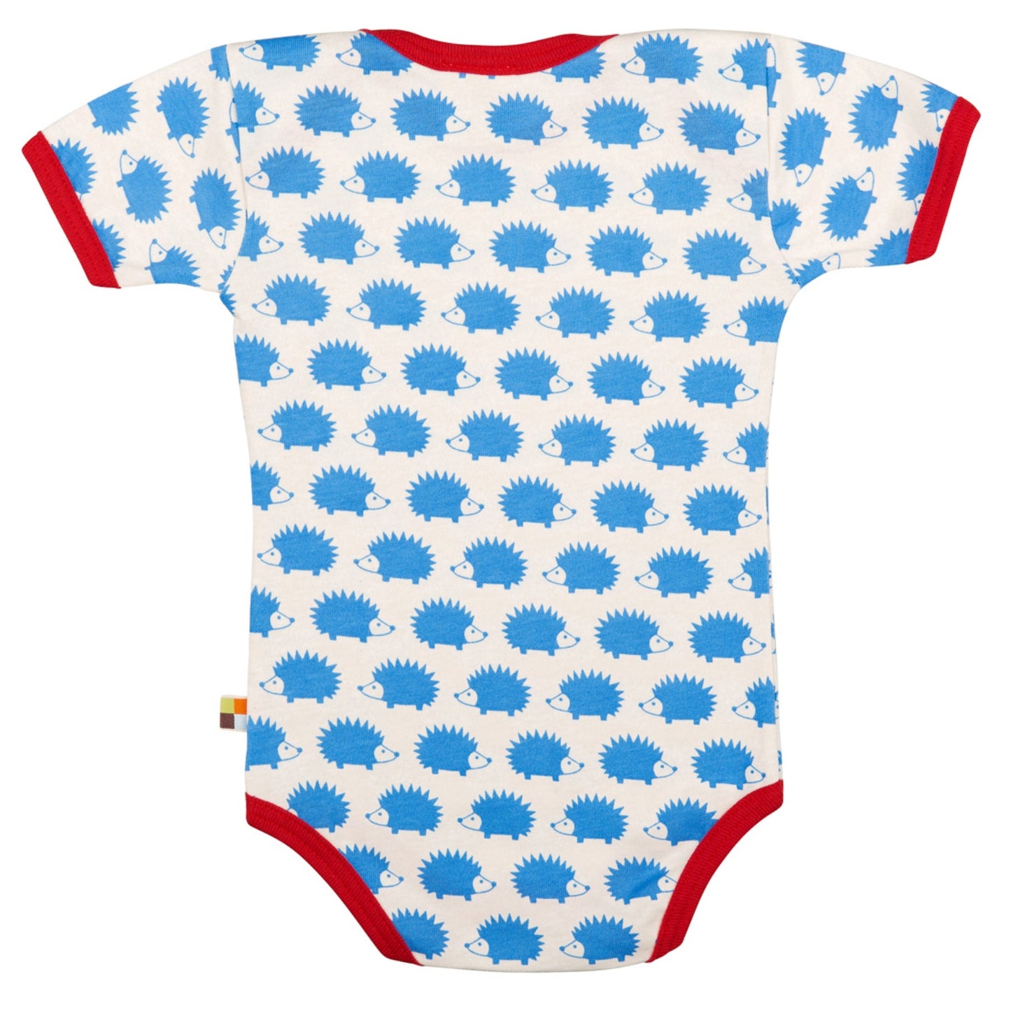 Loud + Proud Hedgehogs | Short Sleeve Baby Body | GOTS Organic Cotton | Baby Bodysuit | Back | BeoVERDE Ireland