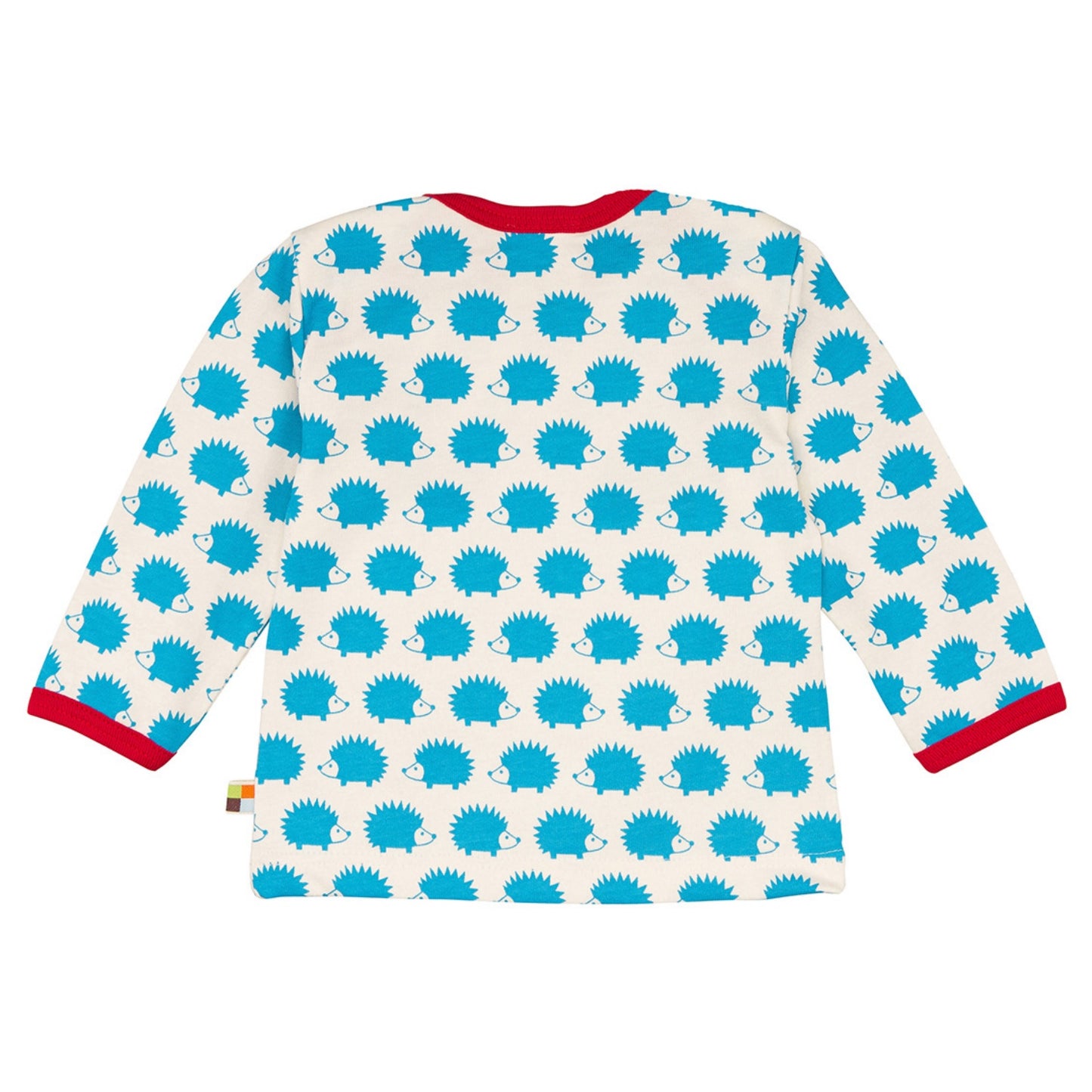 Loud + Proud Hedgehog | Long Sleeve Baby Top | GOTS Organic Cotton | Back | BeoVERDE Ireland