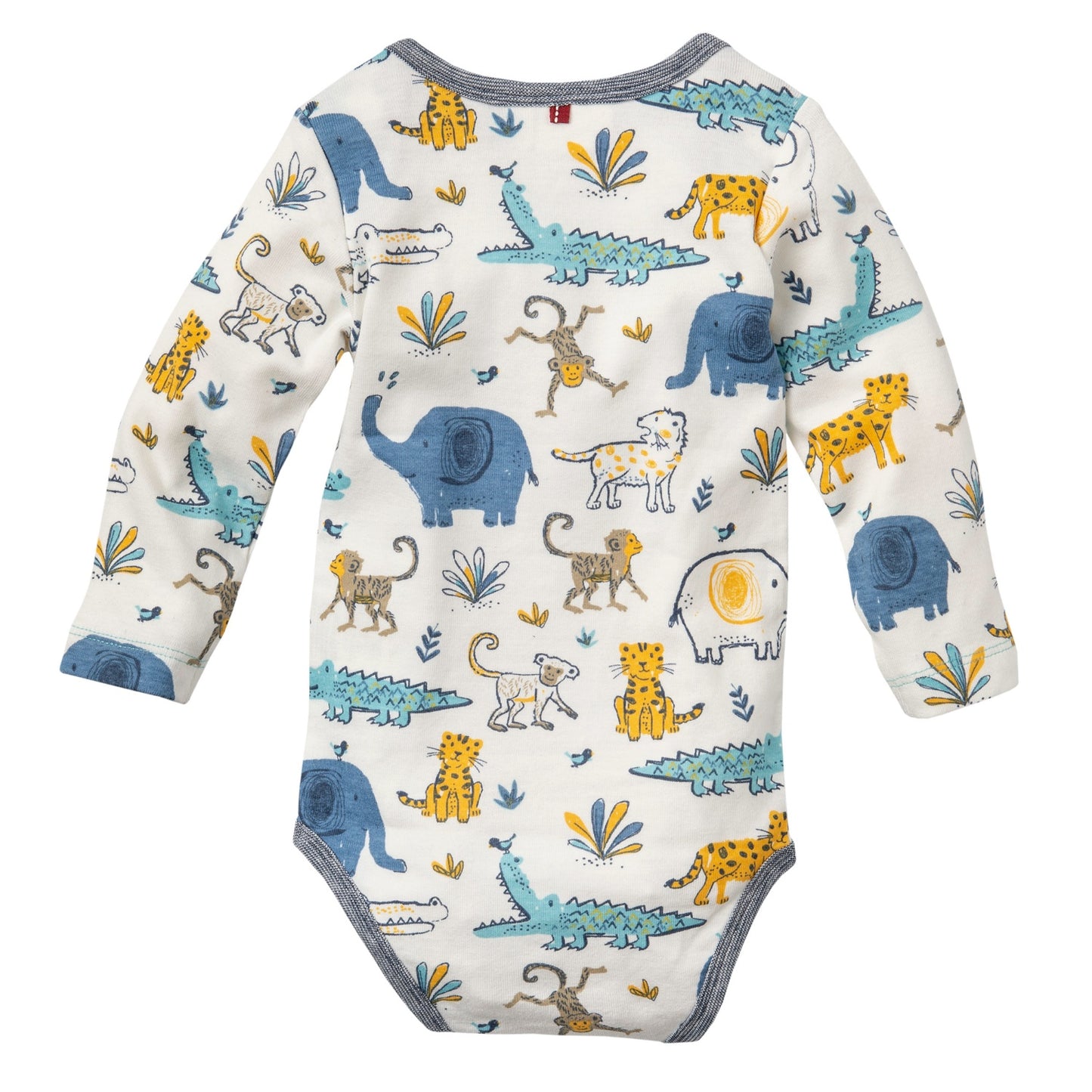 People WEAR ORGANIC Safari | Long Sleeve Body | GOTS Organic Cotton | Baby Bodysuit | Back | BeoVERDE Ireland