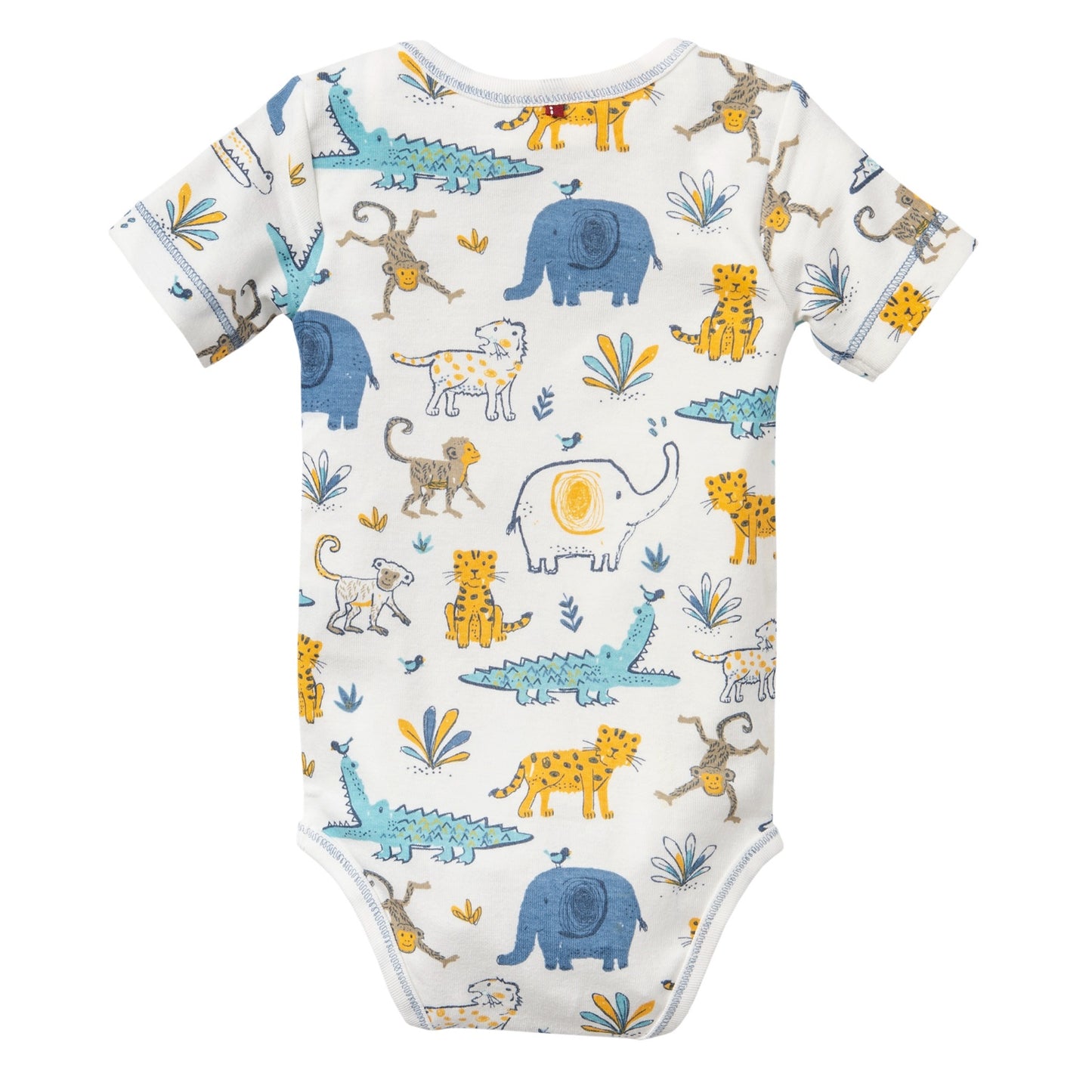 People WEAR ORGANIC Safari | Short Sleeve Body | GOTS Organic Cotton | Baby Bodysuit | Back | BeoVERDE Ireland