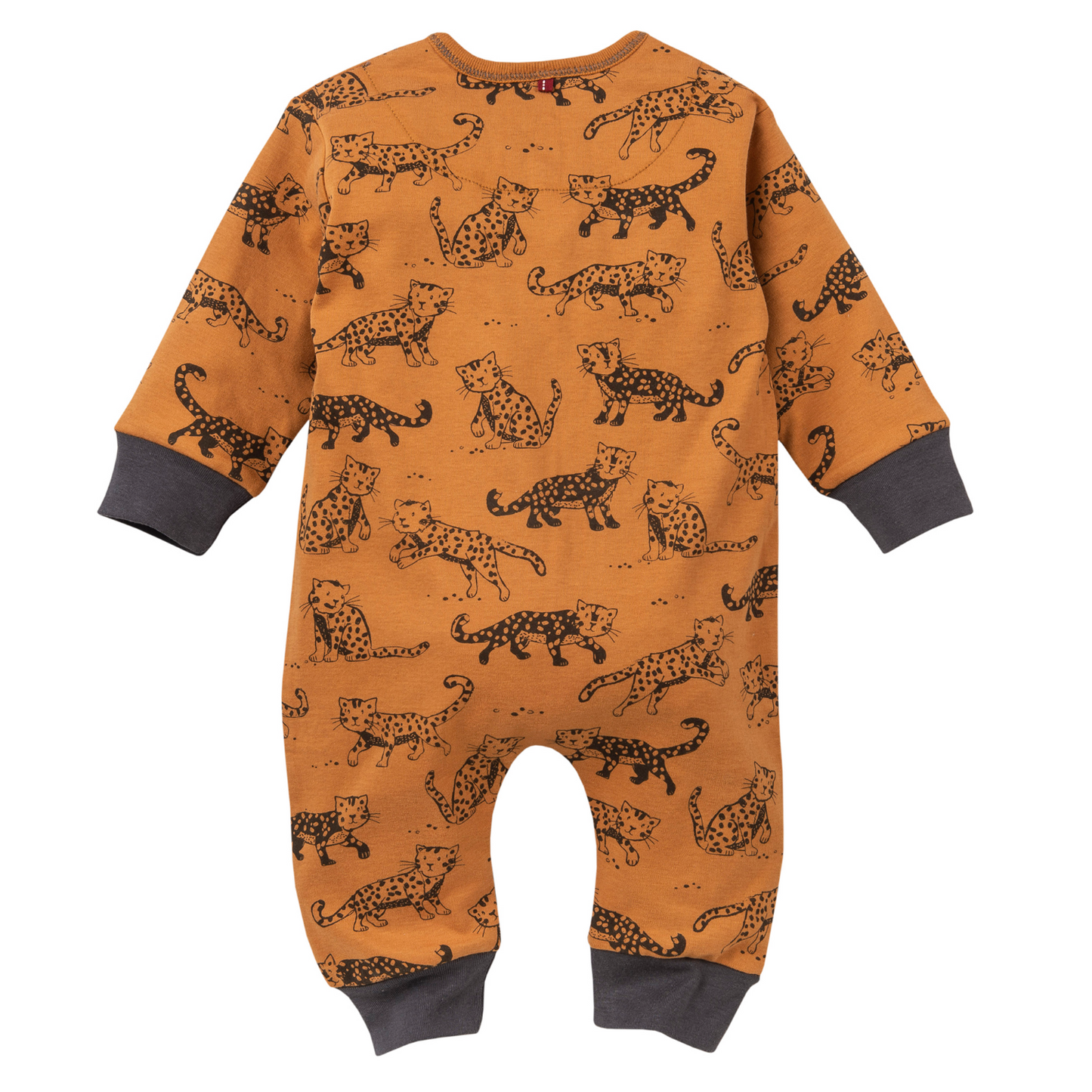 People WEAR ORGANIC Little Leopard | Kimono Babygrow Sleepsuit | GOTS Organic Cotton | Back | BeoVERDE Ireland