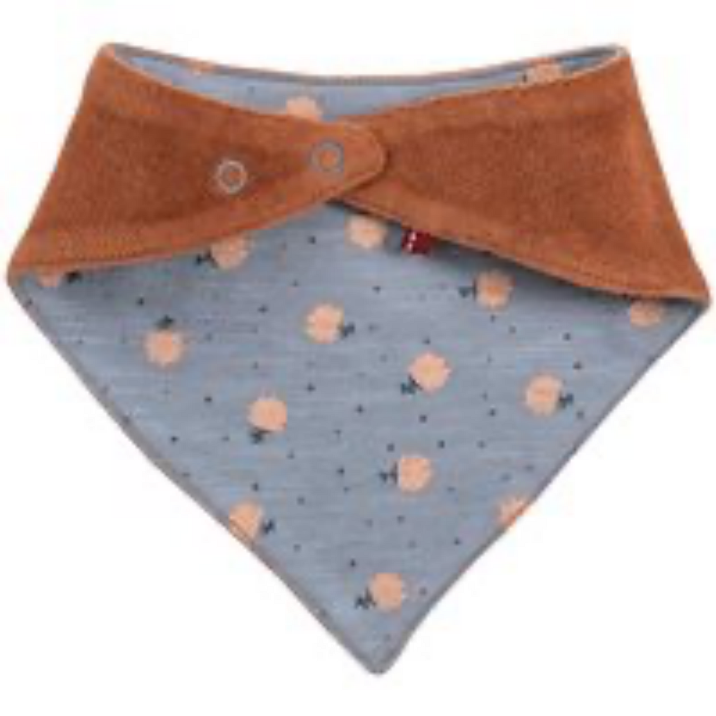 People WEAR ORGANIC Dandelion | Reversible Bandana Bib | GOTS Organic Cotton | Back: Dandelion | BeoVERDE Ireland