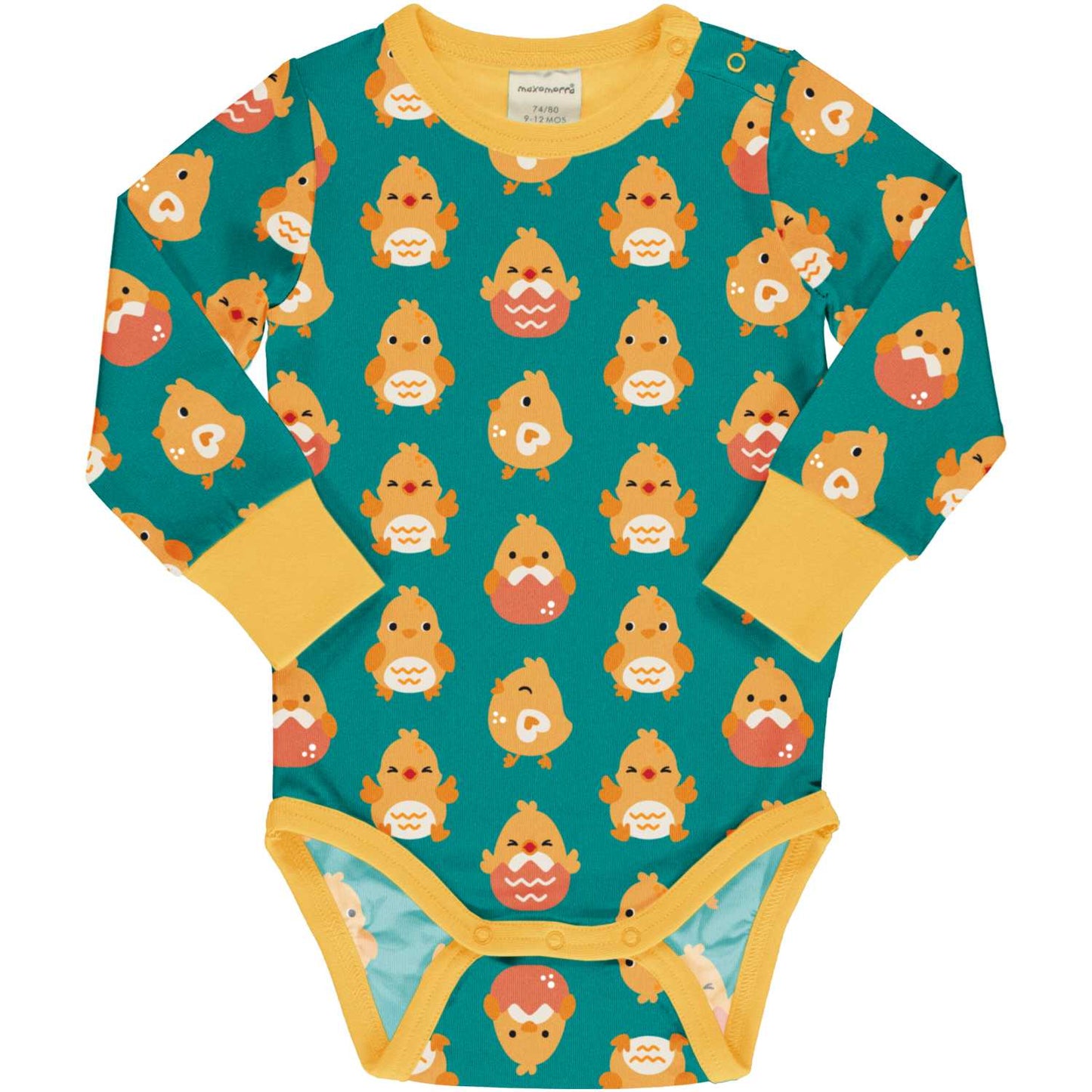 Chick | Long Sleeve Baby Bodysuit | GOTS Organic Cotton