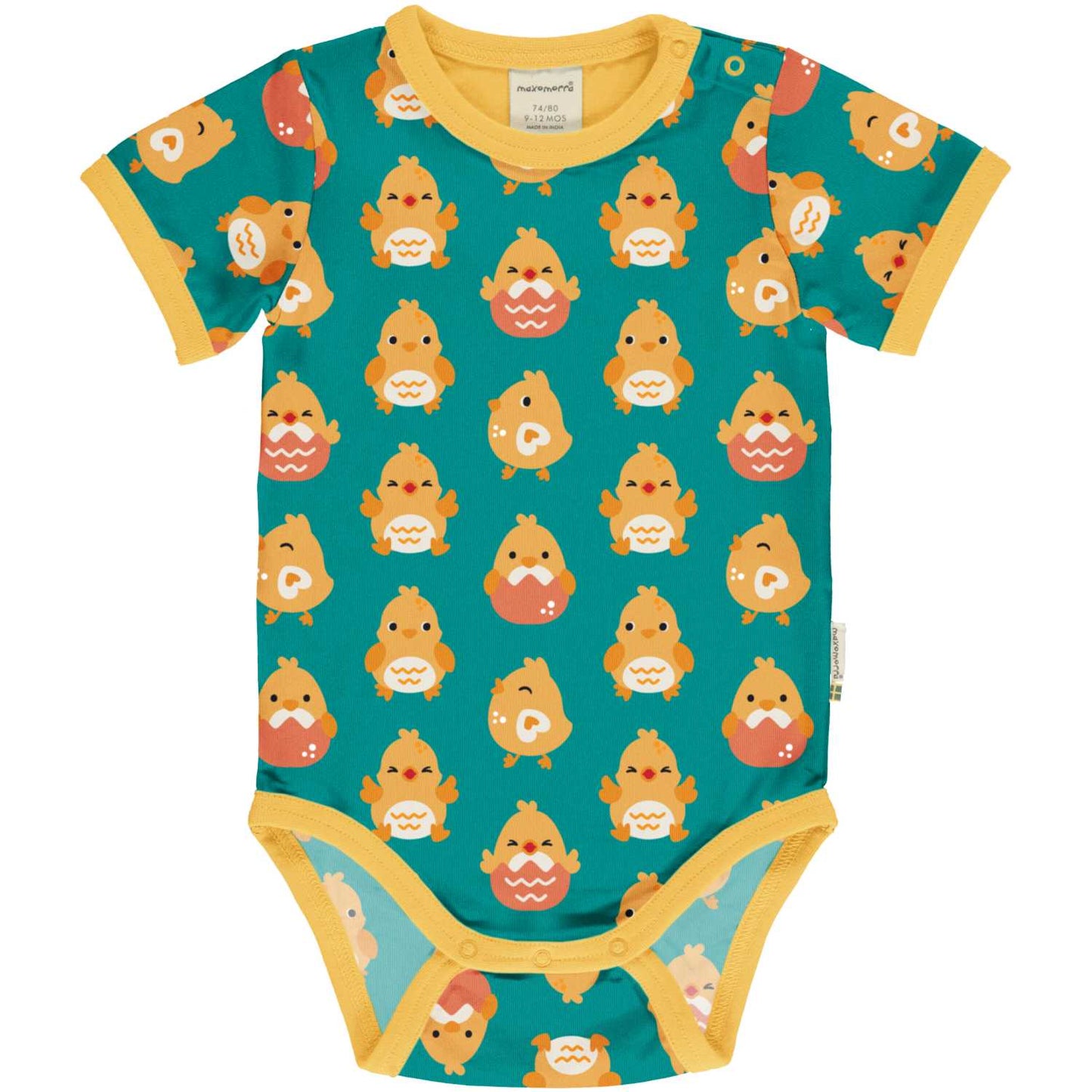 Chick | Short Sleeve Baby Bodysuit | GOTS Organic Cotton