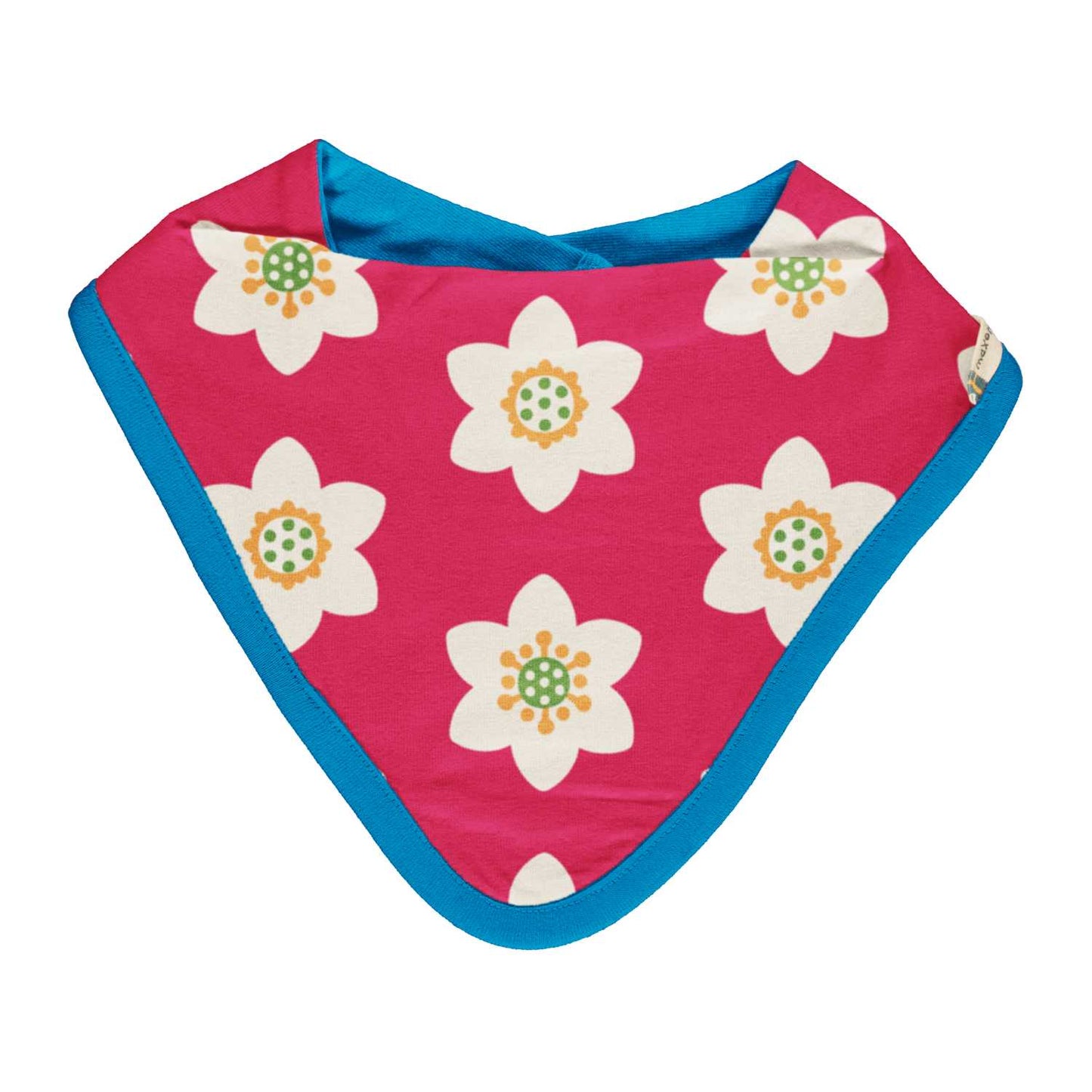 Maxomorra Anemone Dribble Bib | GOTS Organic Cotton | Front | BeoVERDE Ireland